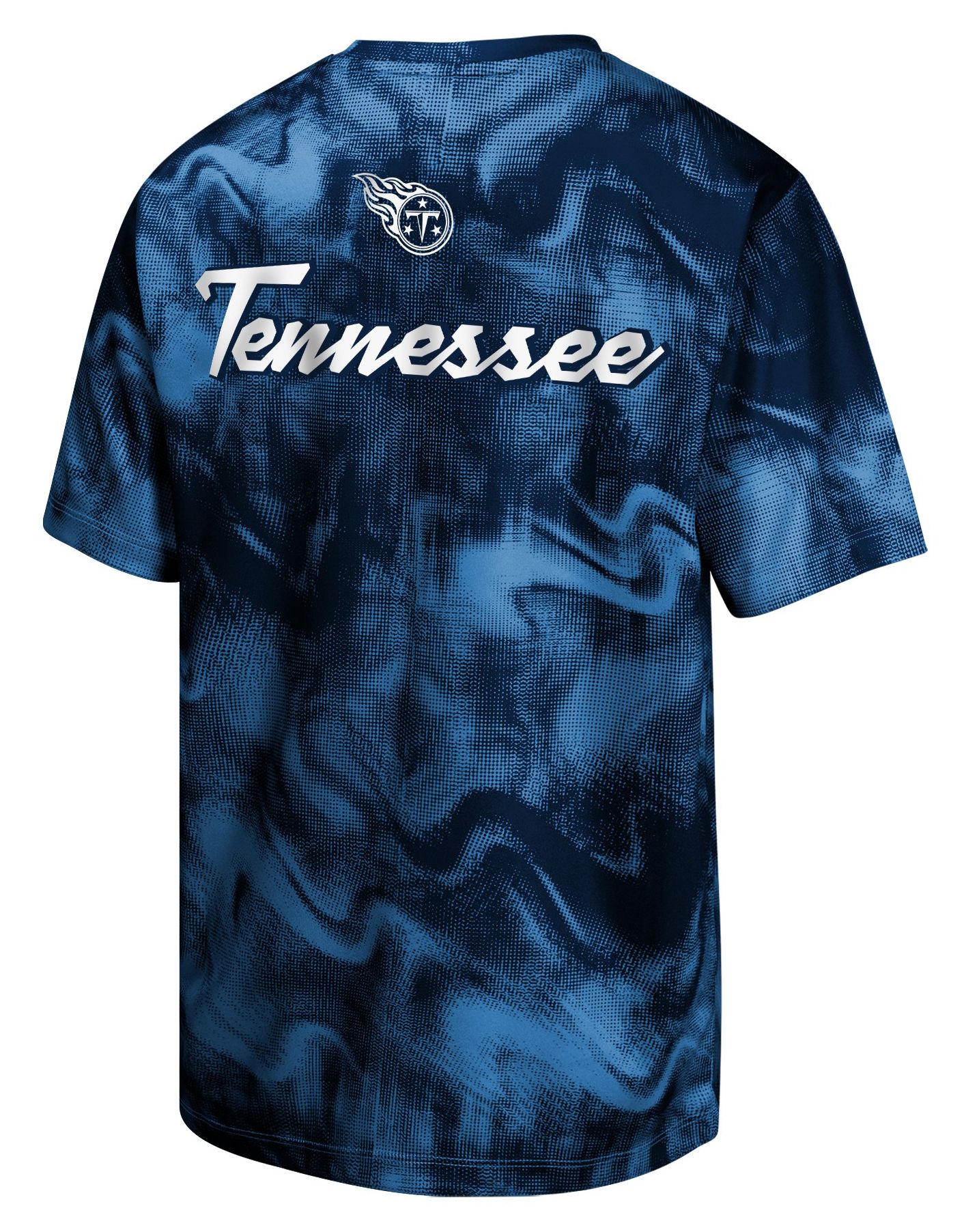 NFL Team Apparel Youth Tennessee Titans Navy 'Hand Off' T-Shirt product image