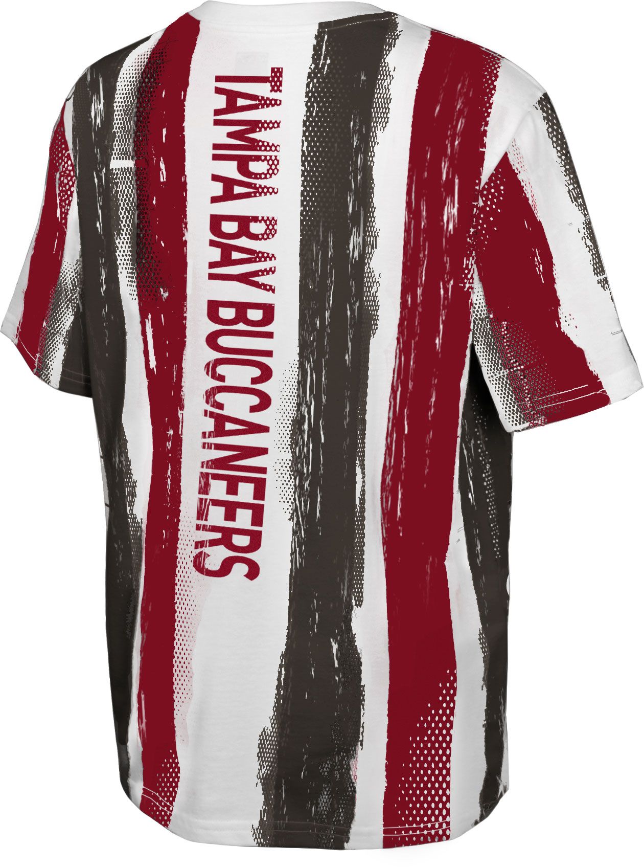 NFL Team Apparel Youth Tampa Bay Buccaneers Soccer Stripe Multicolor T-Shirt product image