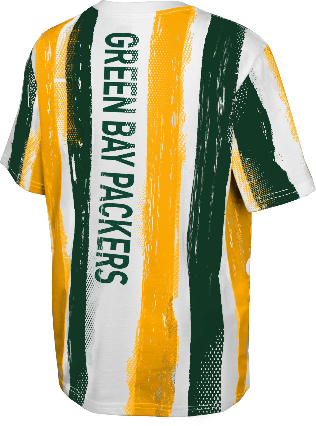 NFL Team Apparel Youth Green Bay Packers Soccer Stripe Multicolor T-Shirt product image