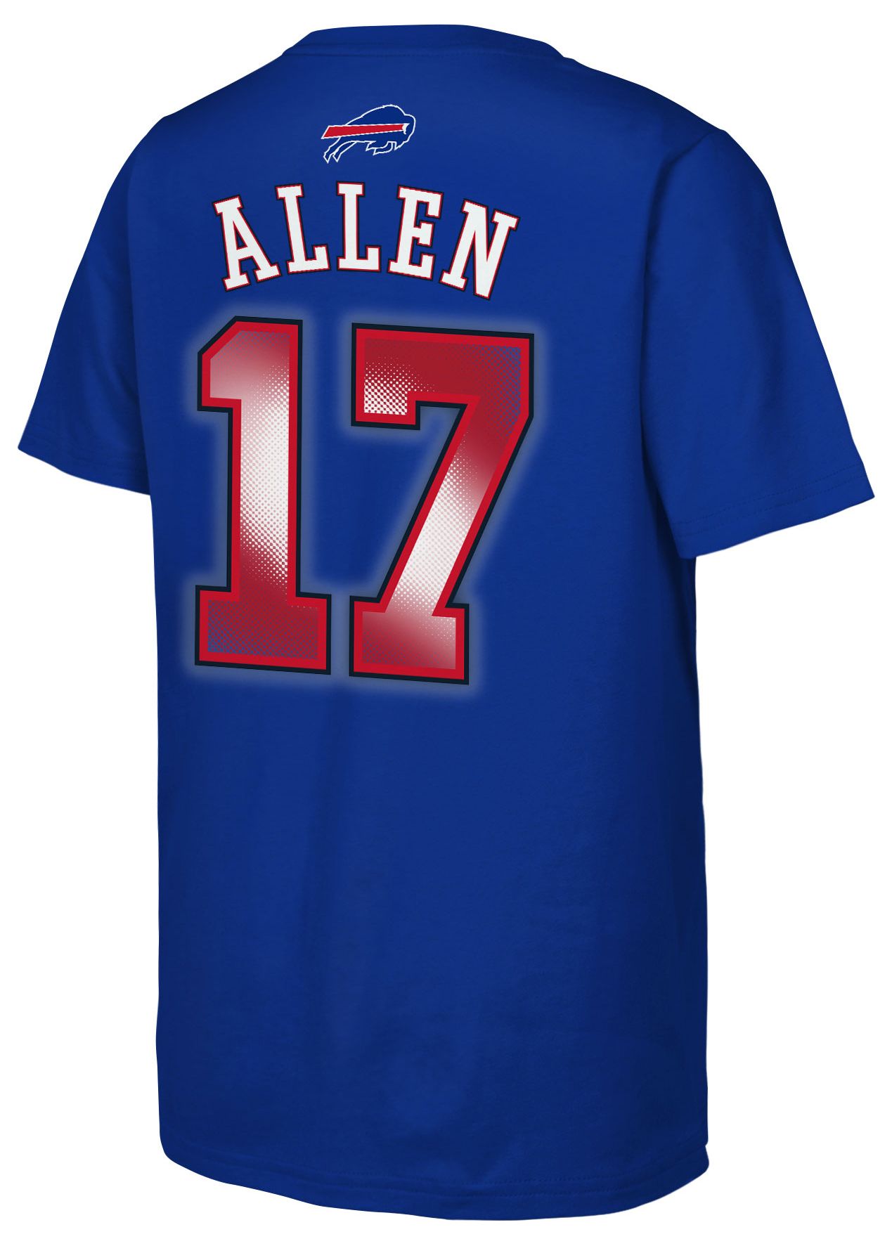 NFL Team Apparel Youth Buffalo Bills Josh Allen #17 Royal T-Shirt product image