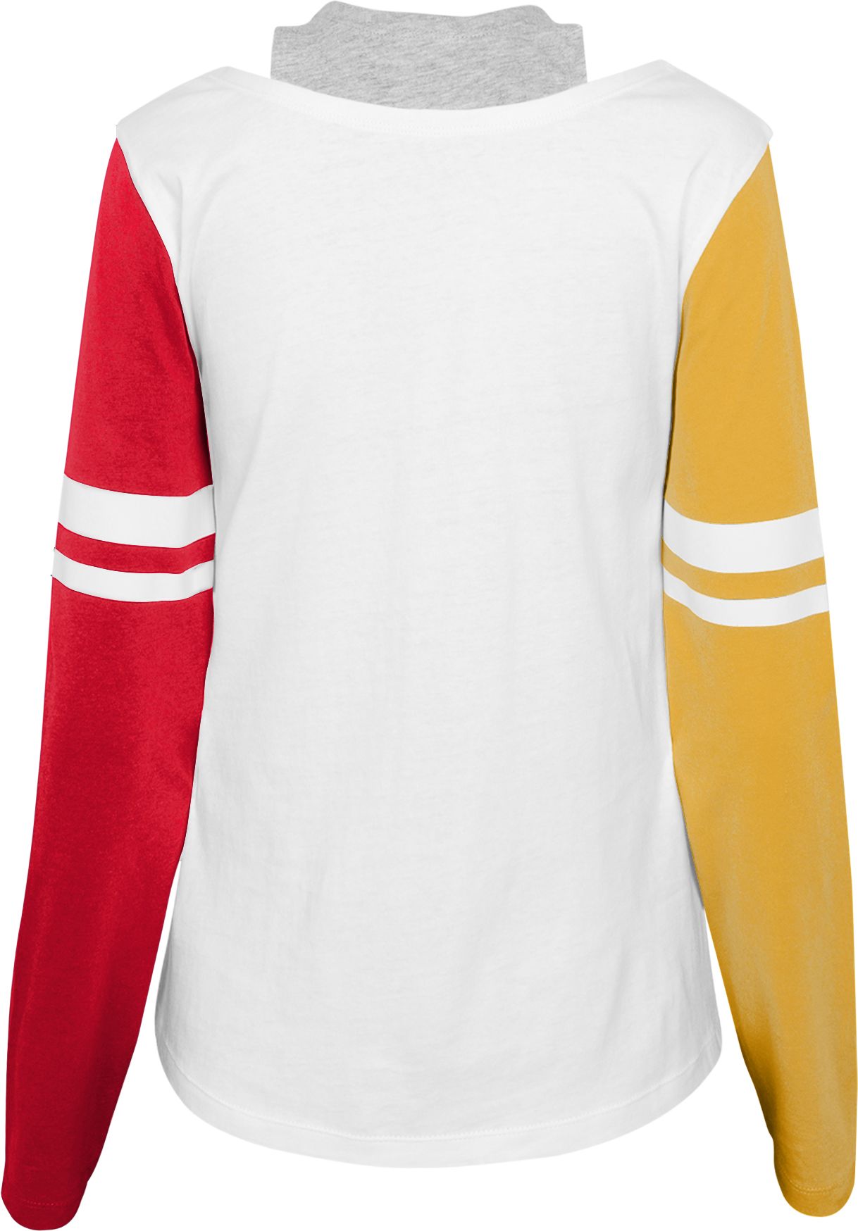 NFL Team Apparel Girl's Kansas City Chiefs White Long Sleeve T-Shirt product image