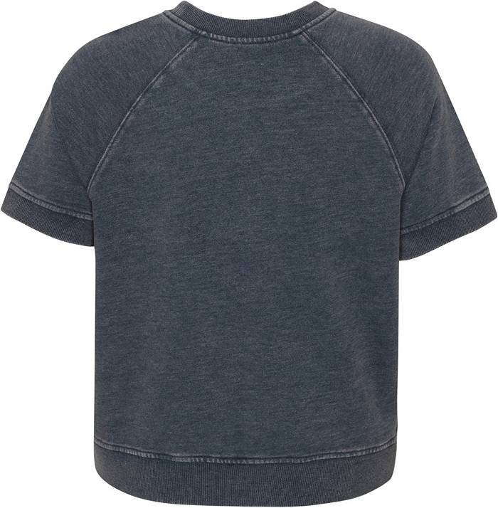 NFL Carolina Panthers Girls' Short Sleeve Stripe Fashion T-Shirt - XS