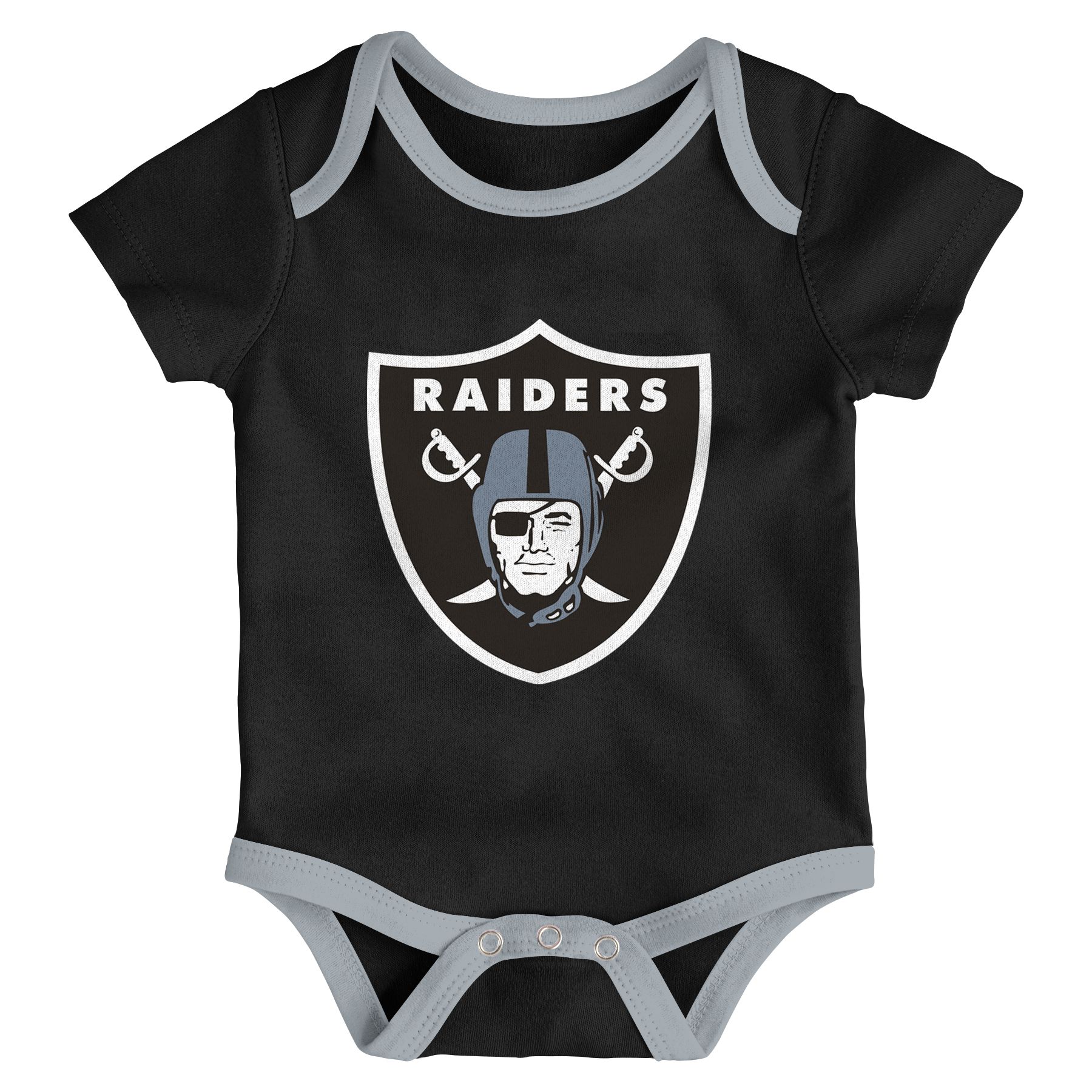 NFL Team Apparel Infant Las Vegas Raiders 3-Piece Creeper Set product image