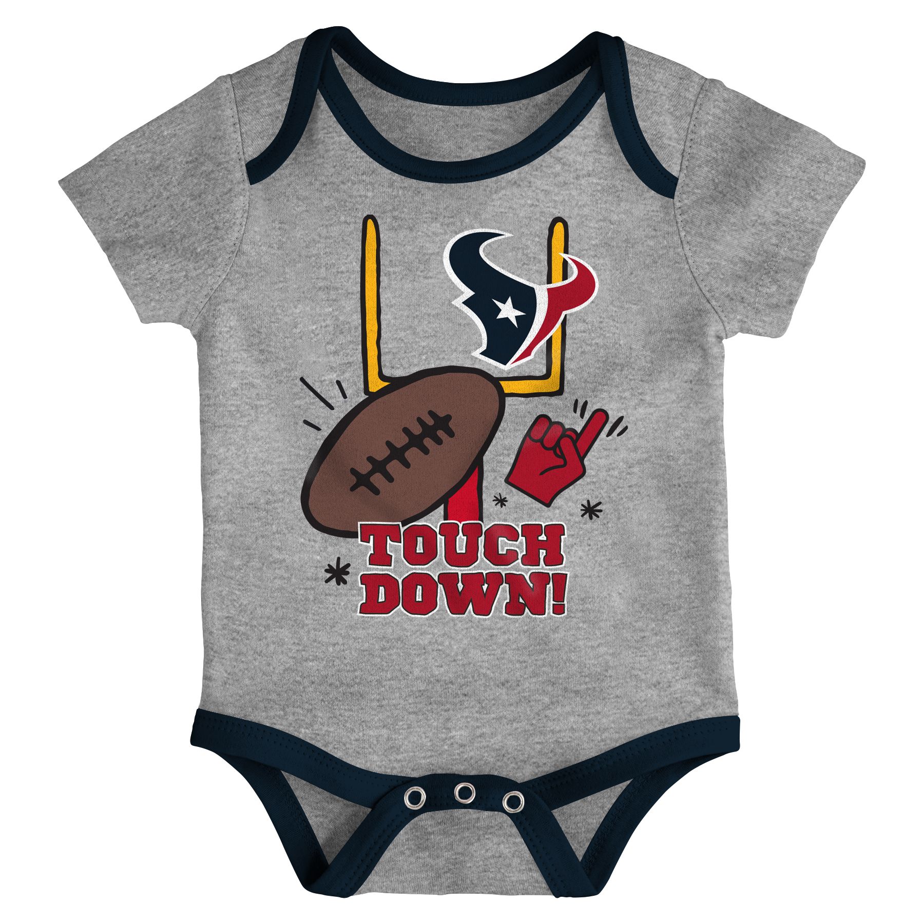 NFL Team Apparel Infant Houston Texans 3-Piece Creeper Set product image