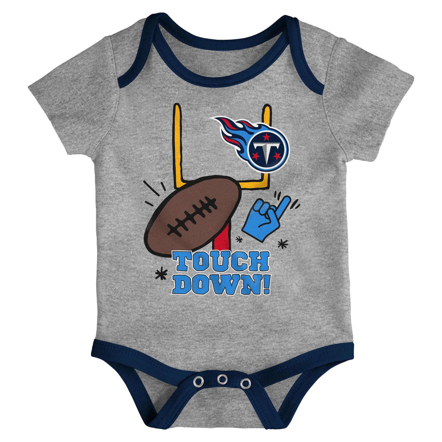 NFL Team Apparel Infant Tennessee Titans 3-Piece Creeper Set product image
