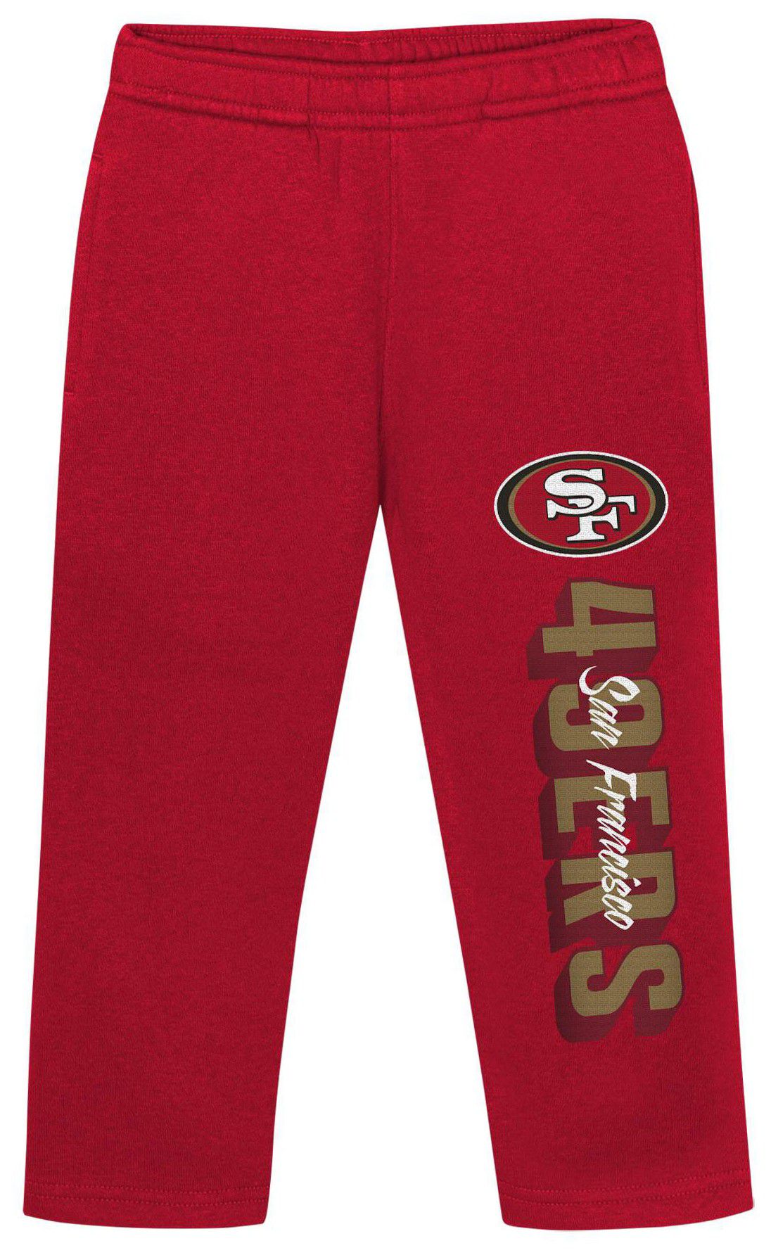 NFL Team Apparel Infant San Francisco 49ers Coin Toss Team Color Hoodie and Pants Set product image