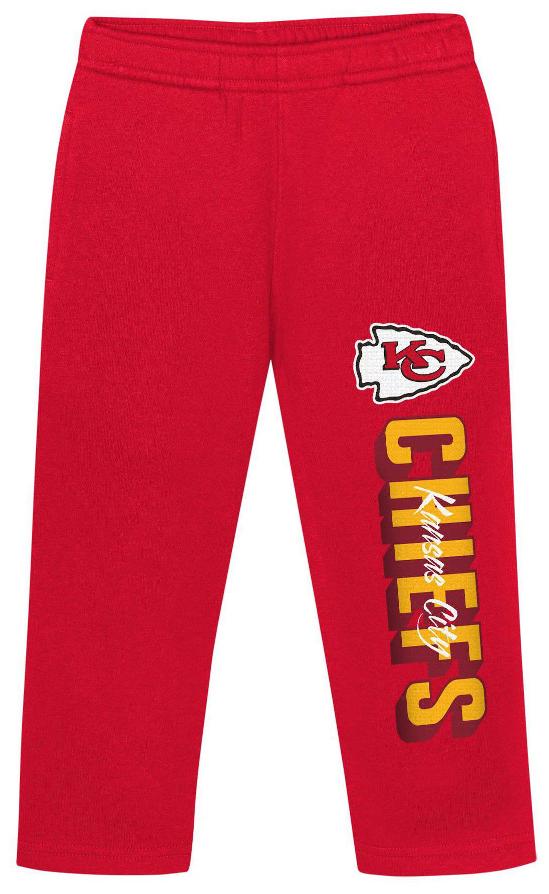 NFL Team Apparel Infant Kansas City Chiefs Coin Toss Team Color Hoodie and Pants Set product image