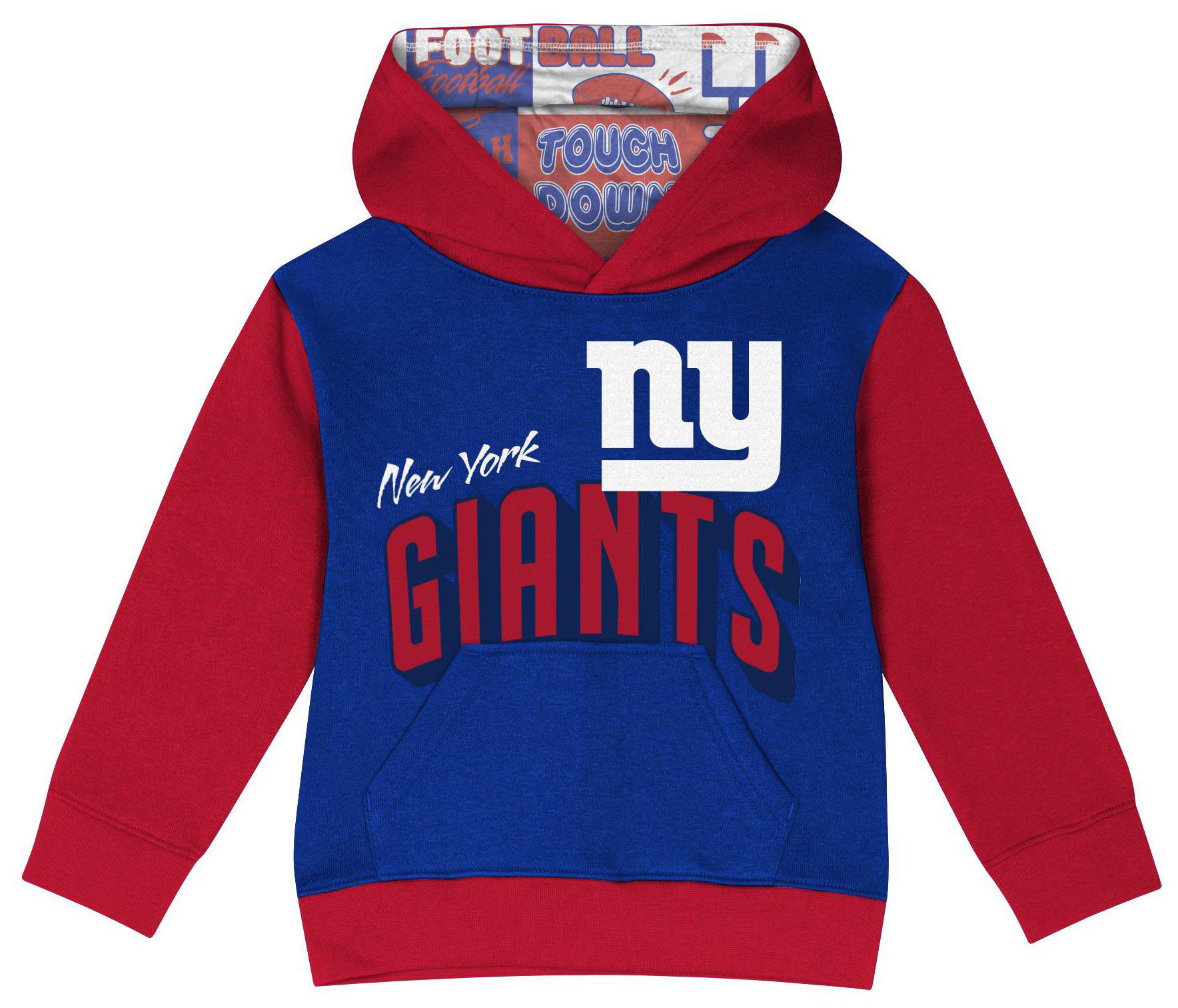 NFL Team Apparel Infant New York Giants Coin Toss Team Color Hoodie and Pants Set product image