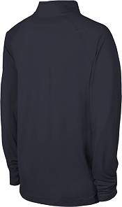 NFL Combine Men's Chicago Bears Mock Neck Navy Quarter-Zip Pullover product image