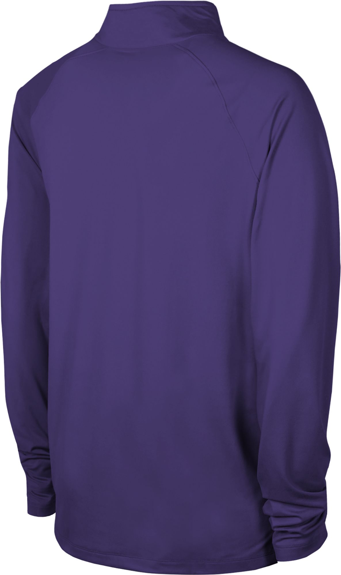 NFL Combine Men's Minnesota Vikings Mock Neck Purple Quarter-Zip Pullover