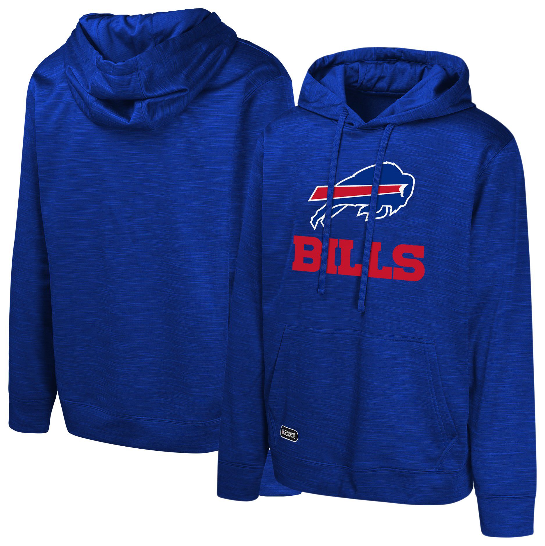 NFL Combine Men's Buffalo Bills Blue Stadium Pullover Hoodie product image