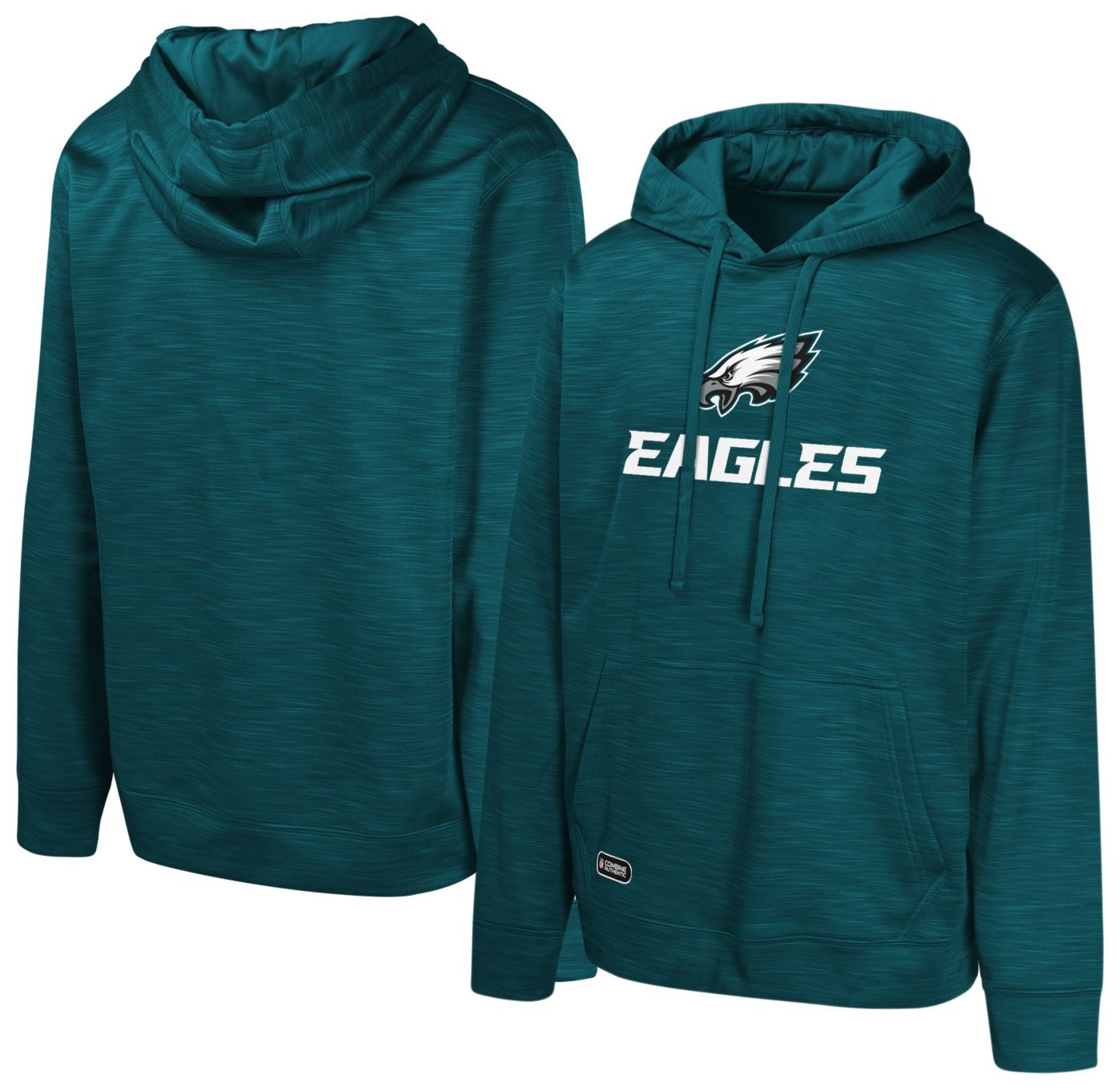 NFL Combine Men s Philadelphia Eagles Green Stadium Pullover Hoodie Dick s Sporting Goods