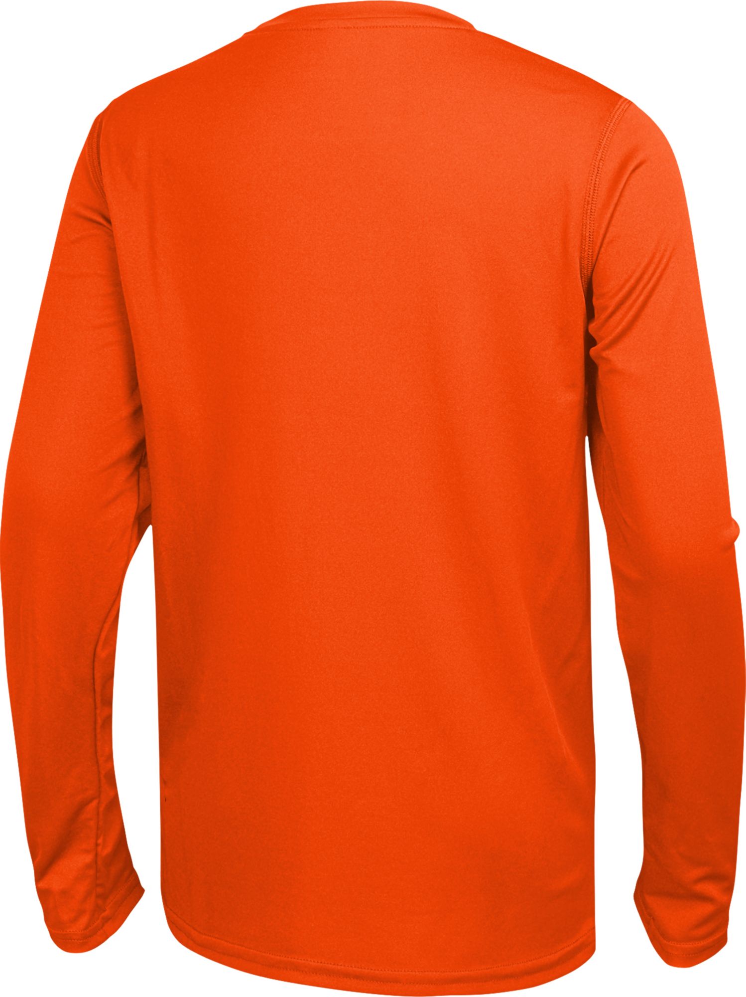 NFL Combine Men's Denver Broncos Side Drill Long Sleeve T-Shirt