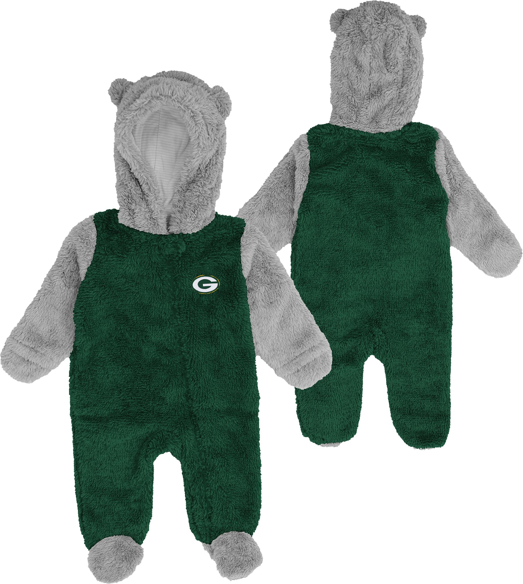 NFL Team Apparel Infant Green Bay Packers Game Nap Color Teddy