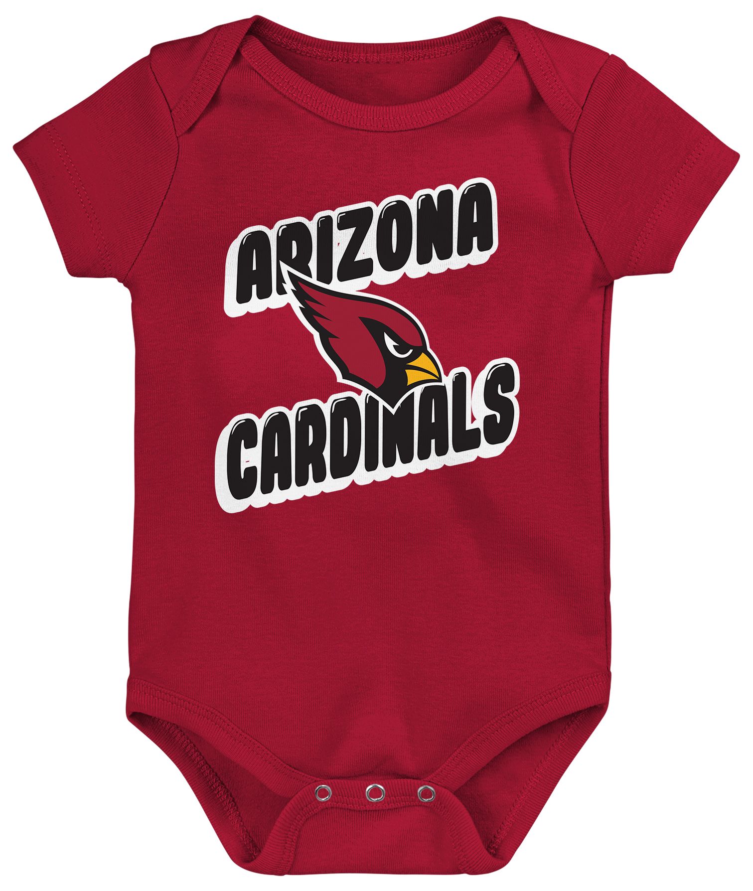 NFL Team Apparel Infant Arizona Cardinals Comics Team Color 3-Pack Onesie Set product image