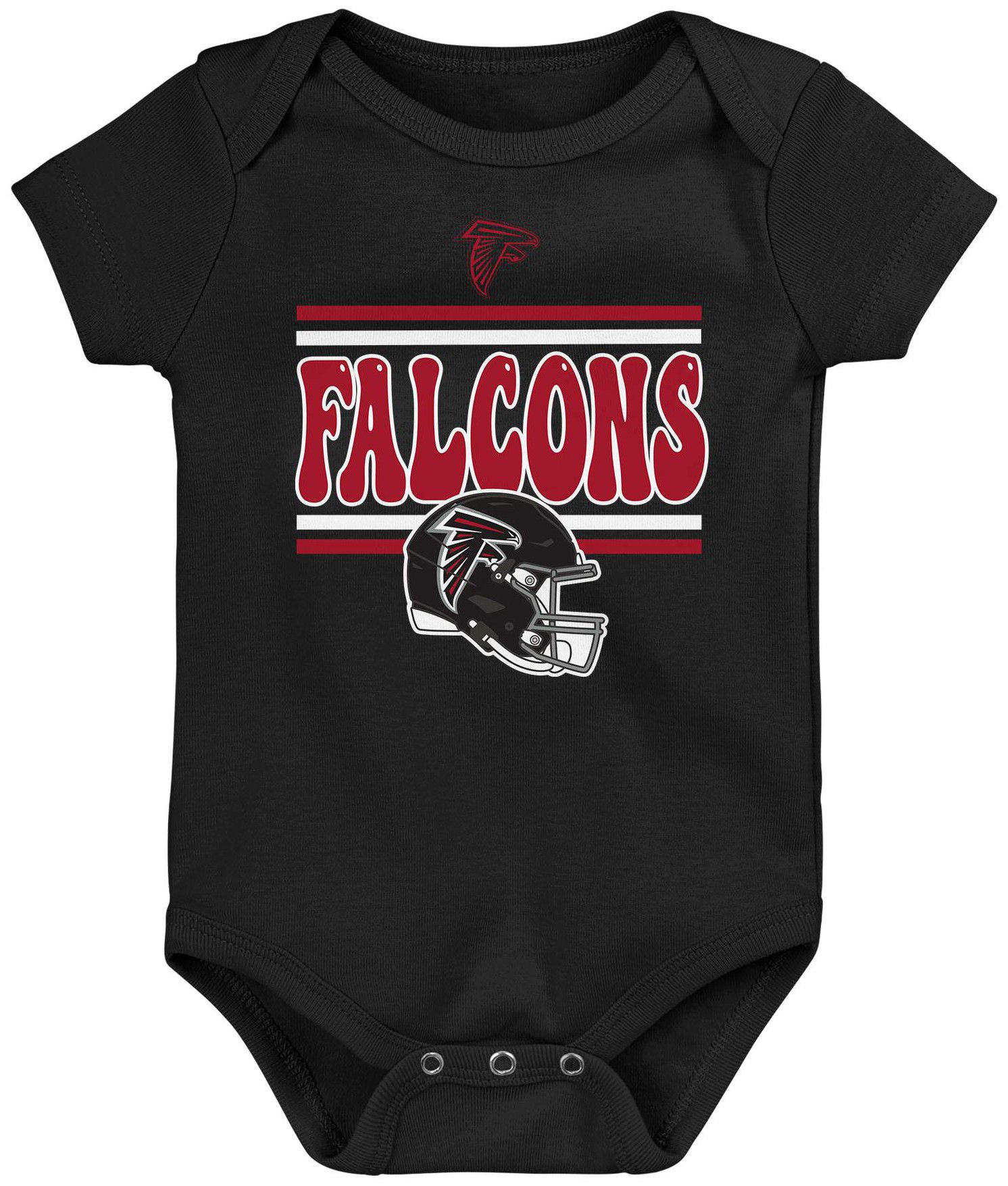 NFL Team Apparel Infant Atlanta Falcons Comics Team Color 3-Pack Onesie Set product image