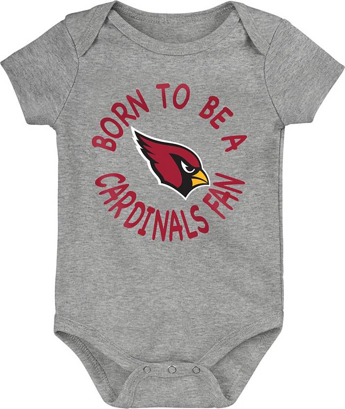 NFL Team Apparel Infant Arizona Cardinals 'Born 2 Be' 3-Pack Bodysuit Set