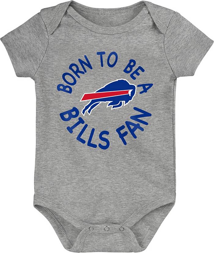 NFL Team Apparel Infant Buffalo Bills 'Born 2 Be' 3-Pack Bodysuit