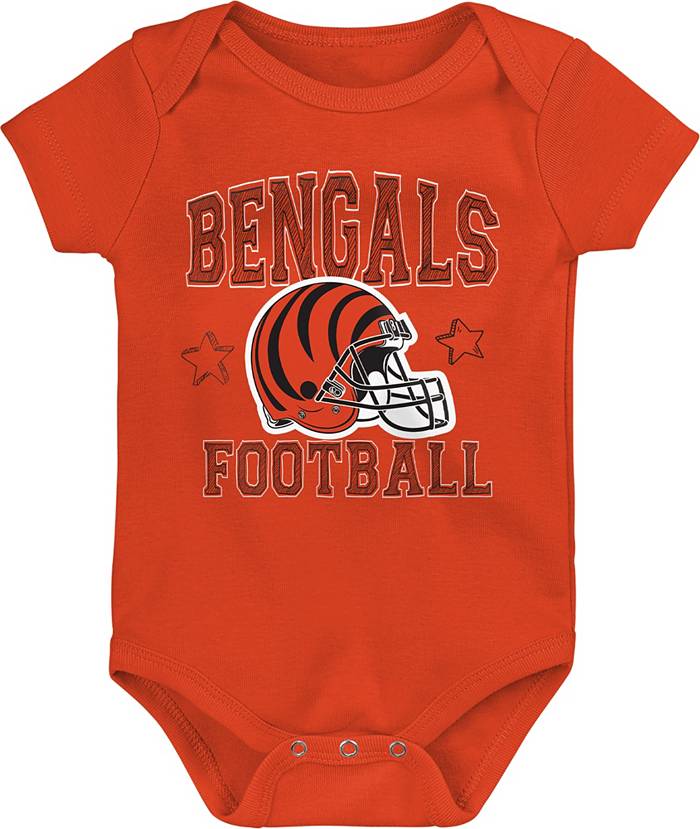 NFL Team Apparel Infant Cincinnati Bengals 'Born 2 Be' 3-Pack Bodysuit Set