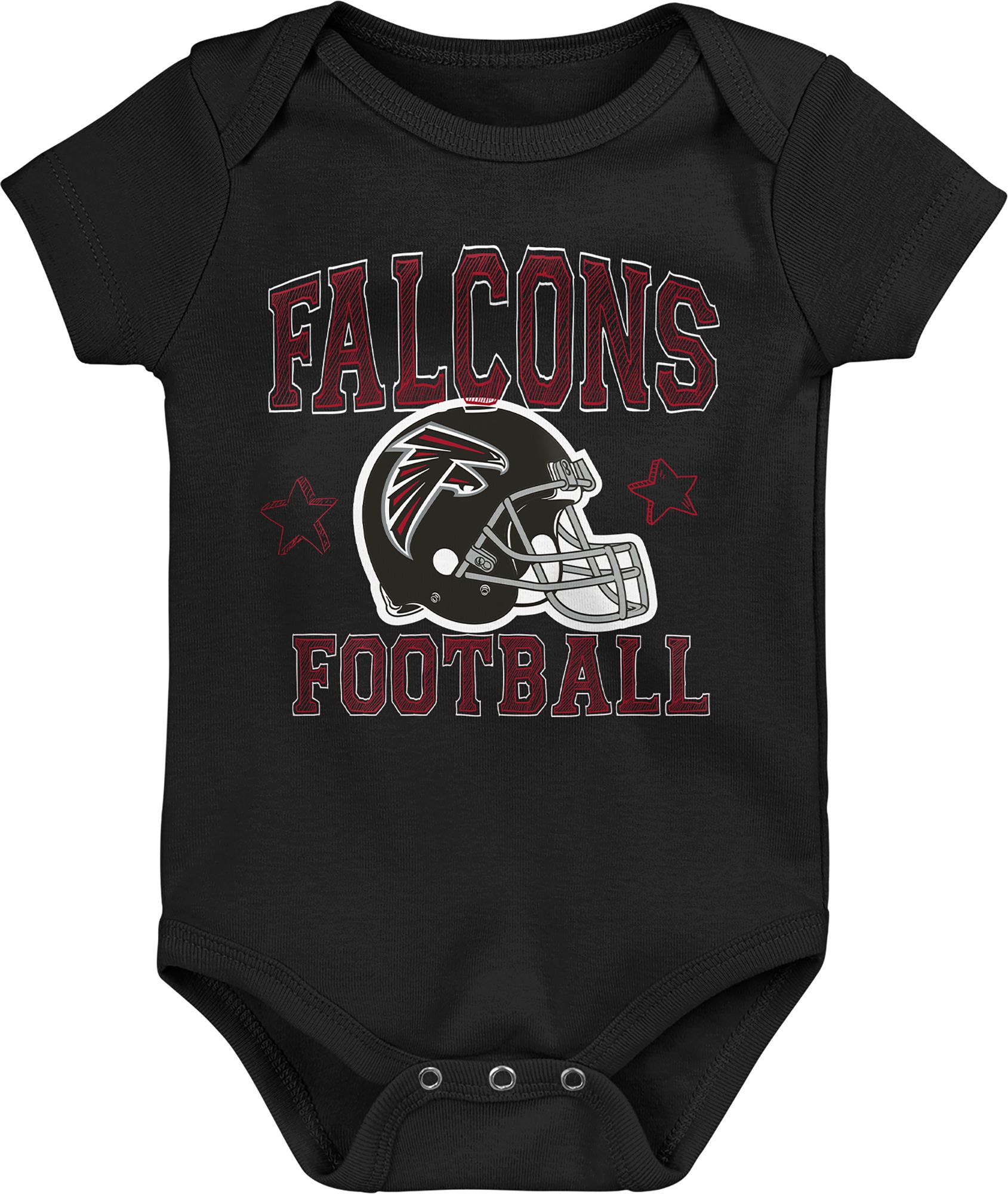 NFL Team Apparel Infant Atlanta Falcons 'Born 2 Be' 3-Pack Bodysuit Set