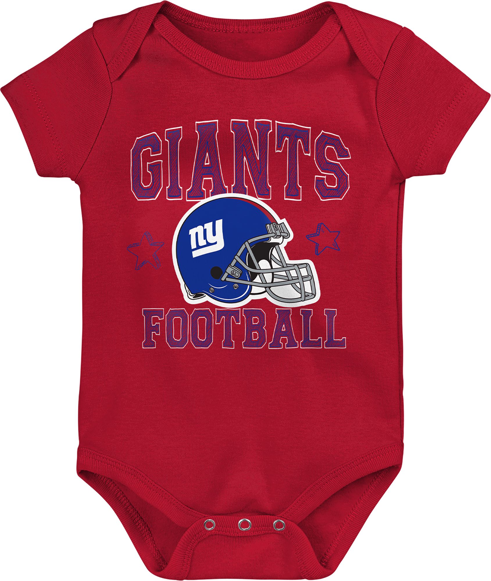 NFL Team Apparel Infant New York Giants 'Born 2 Be' 3-Pack Bodysuit Set