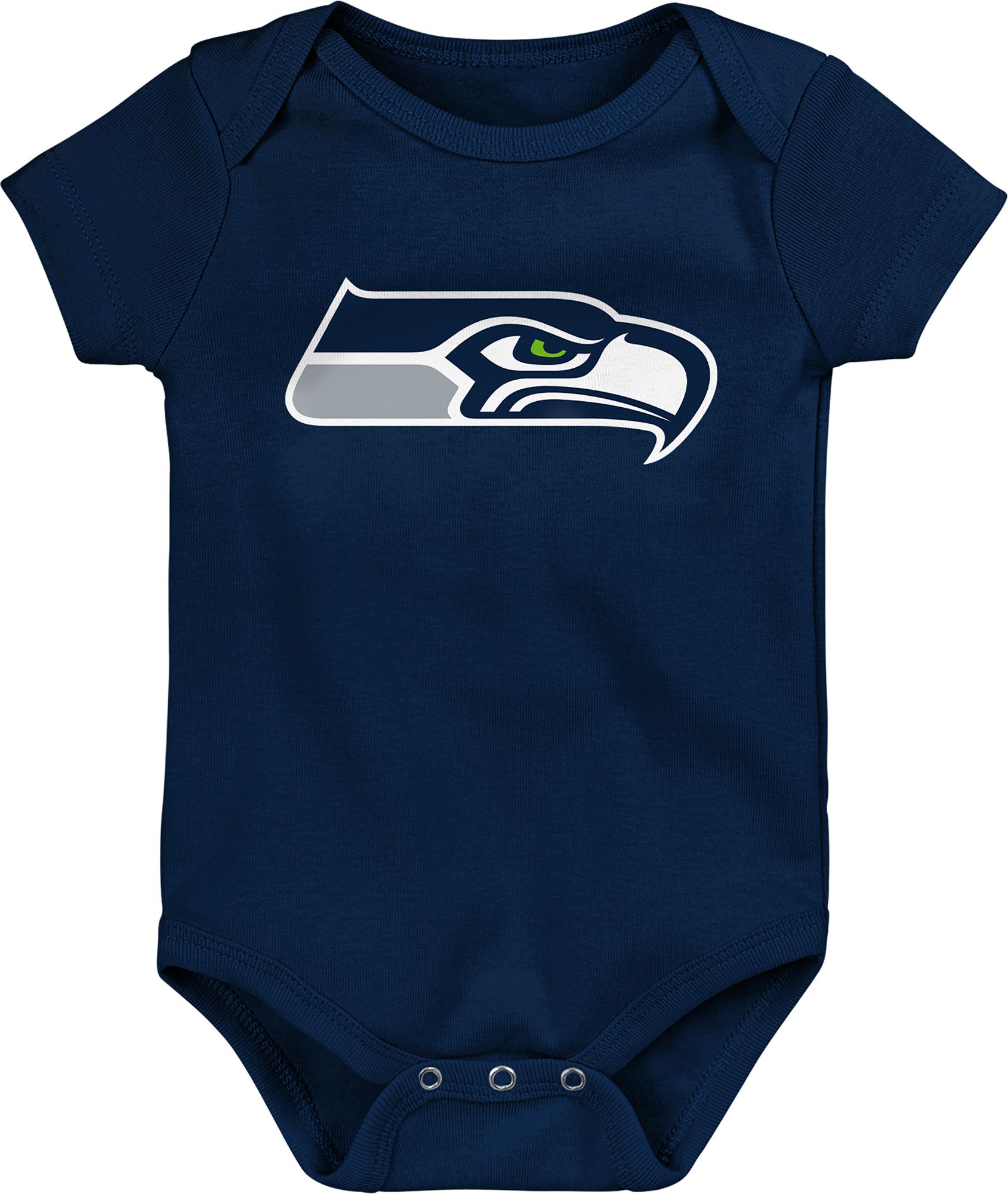 NFL Team Apparel Infant Seattle Seahawks 'Born 2 Be' 3-Pack Bodysuit Set