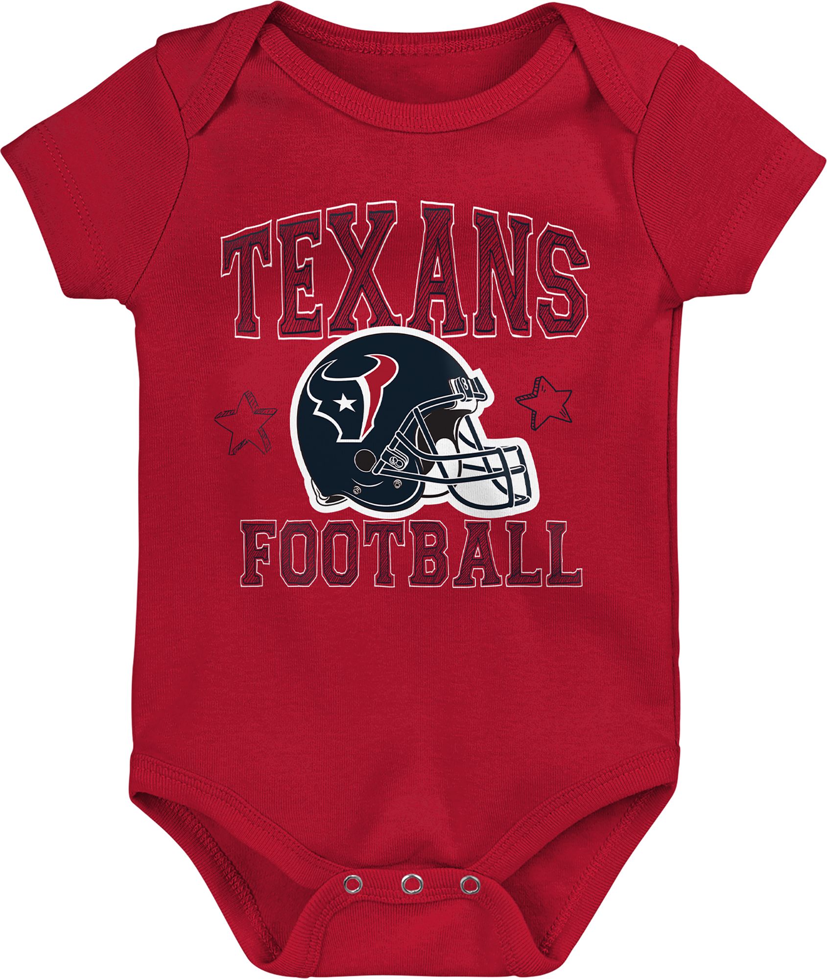 NFL Team Apparel Infant Houston Texans 'Born 2 Be' 3-Pack Bodysuit Set