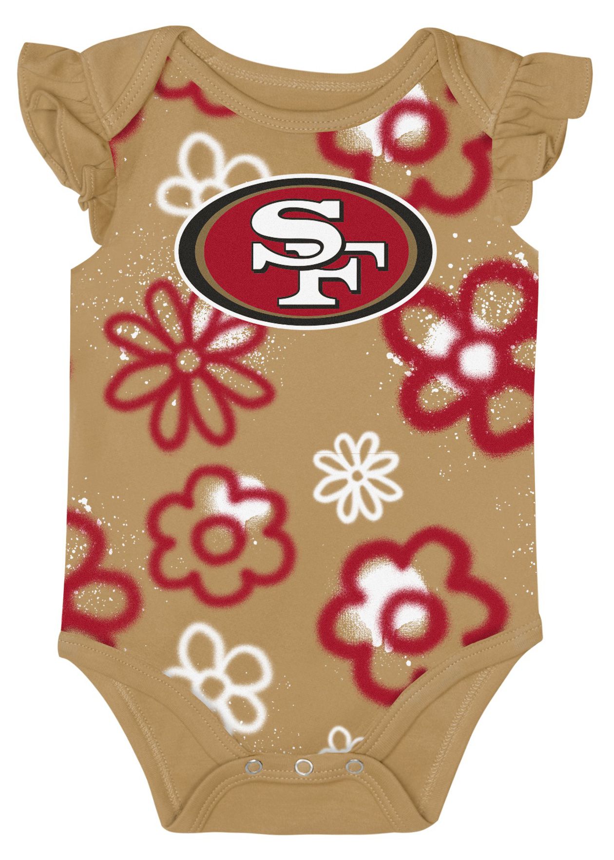 NFL Team Apparel Toddler New England Patriots Pink Flower Power T-Shirt product image