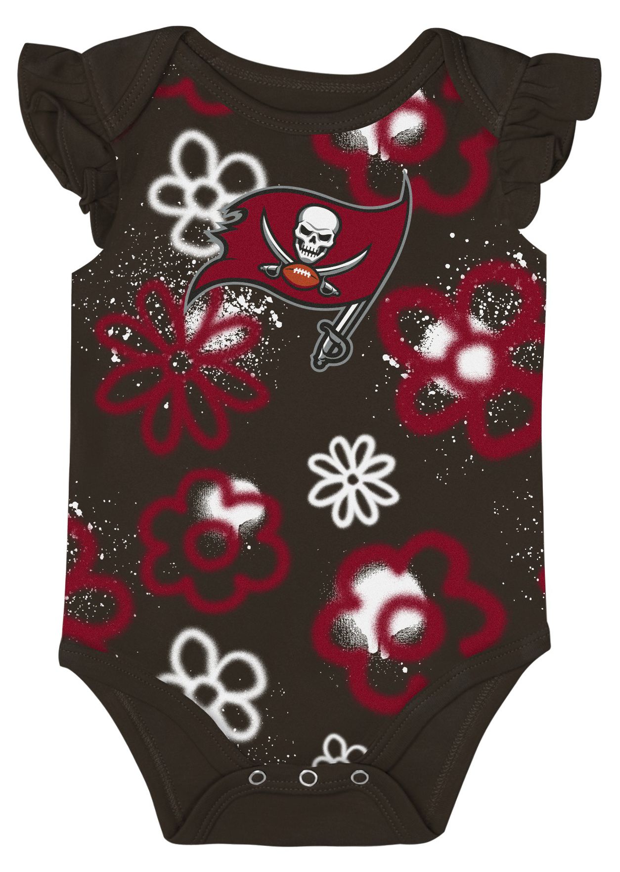 NFL Team Apparel Infant Tampa Bay Buccaneers Red Newborn Heart Content 2-Piece Set product image