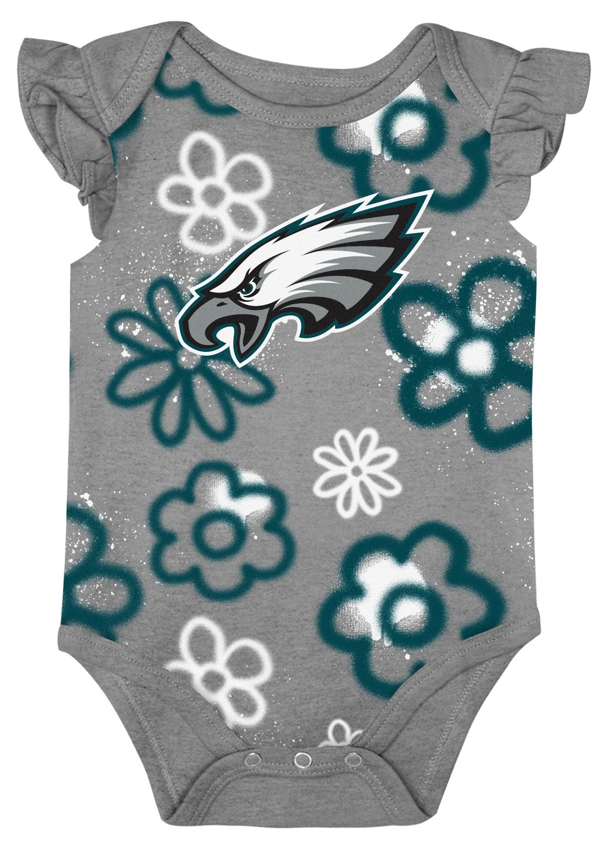NFL Team Apparel Infant Philadelphia Eagles Midnight Green Newborn Heart Content 2-Piece Set product image
