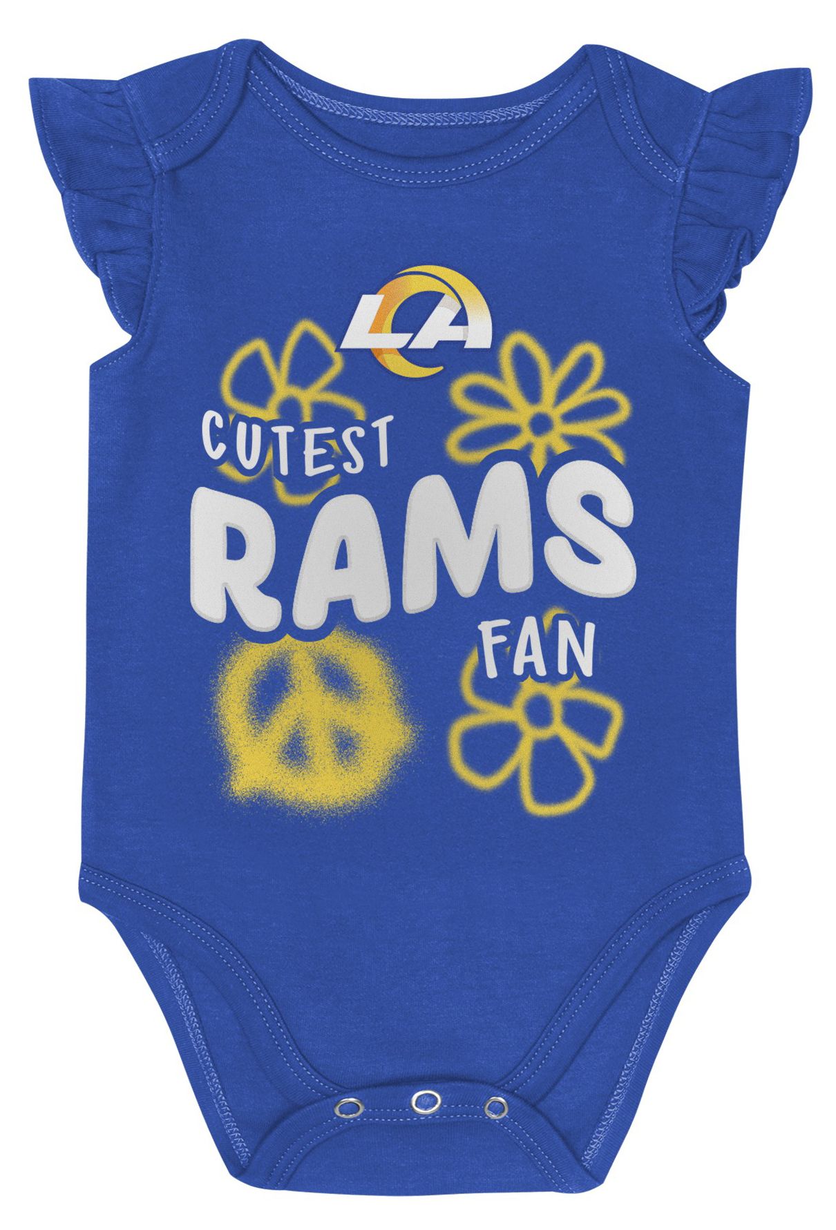 NFL Team Apparel Infant Los Angeles Rams Royal Newborn Heart Content 2-Piece Set product image