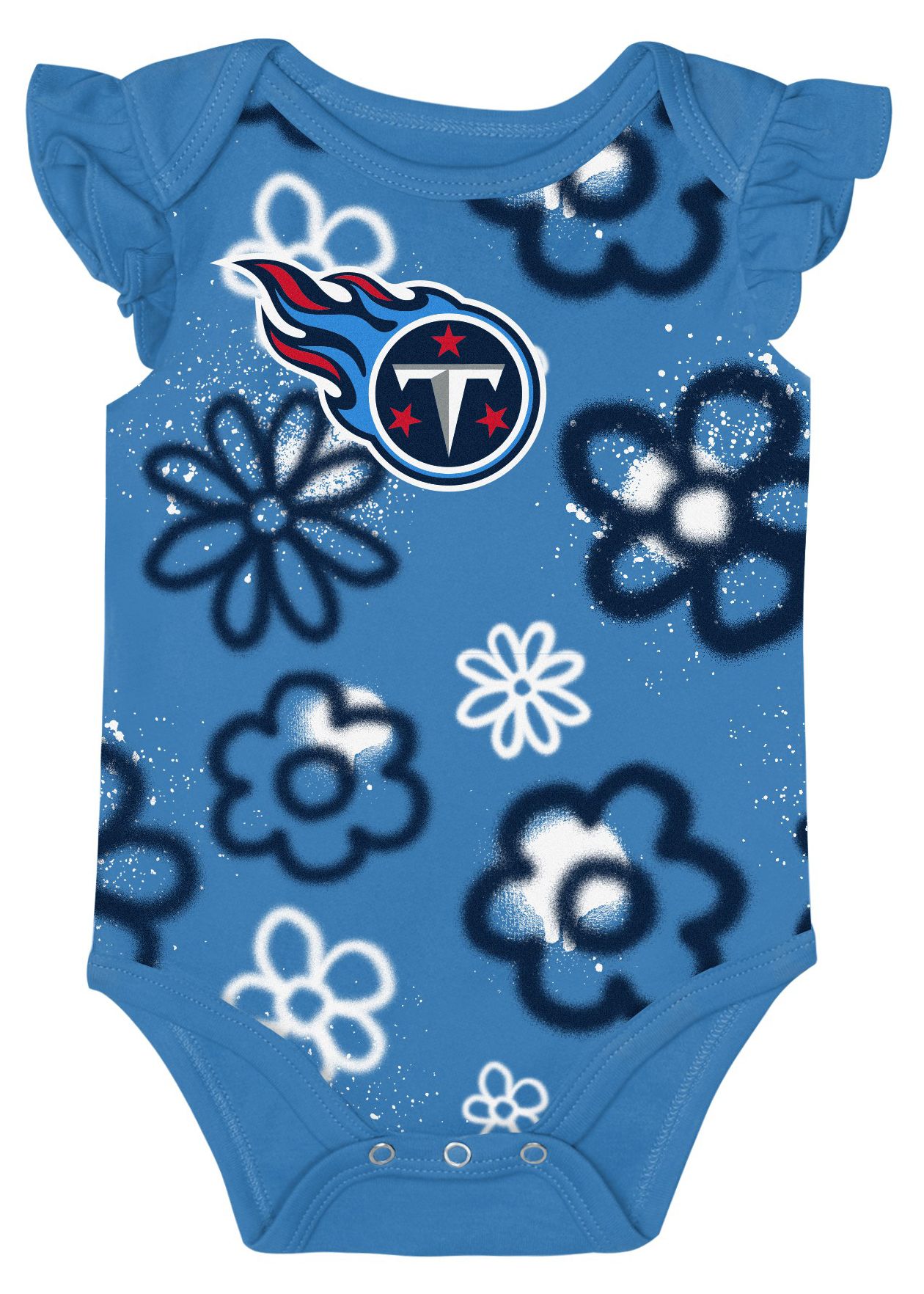 NFL Team Apparel Infant Tennessee Titans Navy Newborn Heart Content 2-Piece Set product image