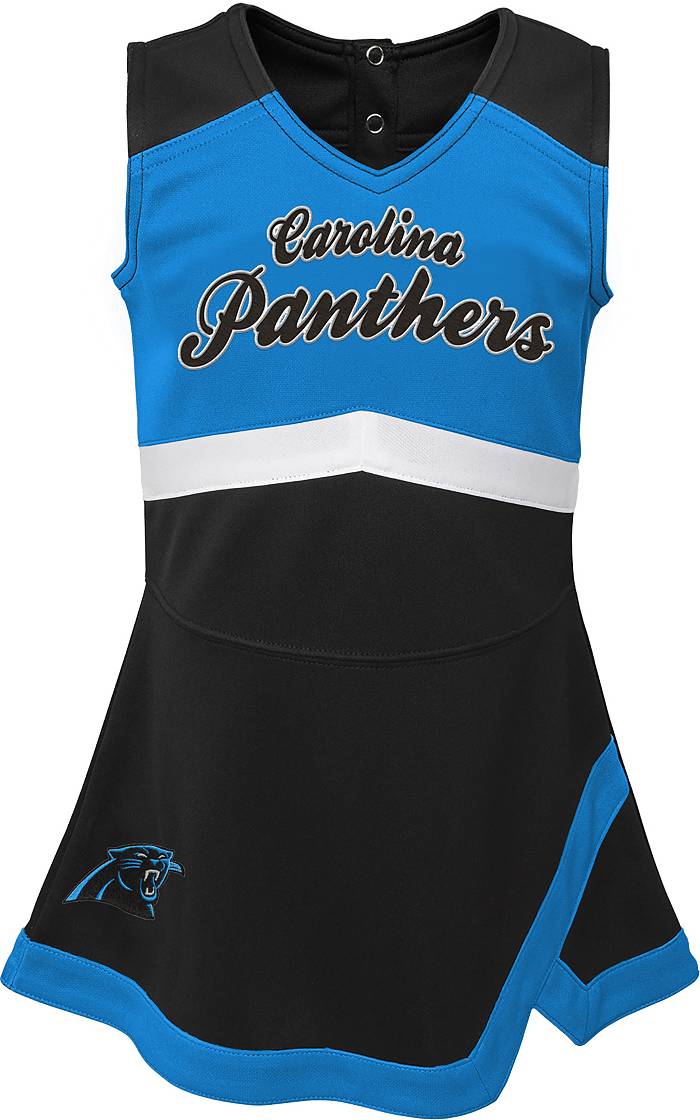 NFL Team Apparel Toddler Carolina Panthers Cheer Dress