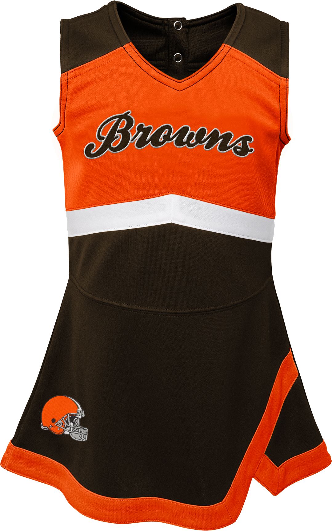 NFL Team Apparel Toddler Cleveland Browns Cheer Jumper Dress product image