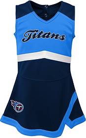 NFL Team Apparel Toddler Tennessee Titans Cheer Jumper Dress product image