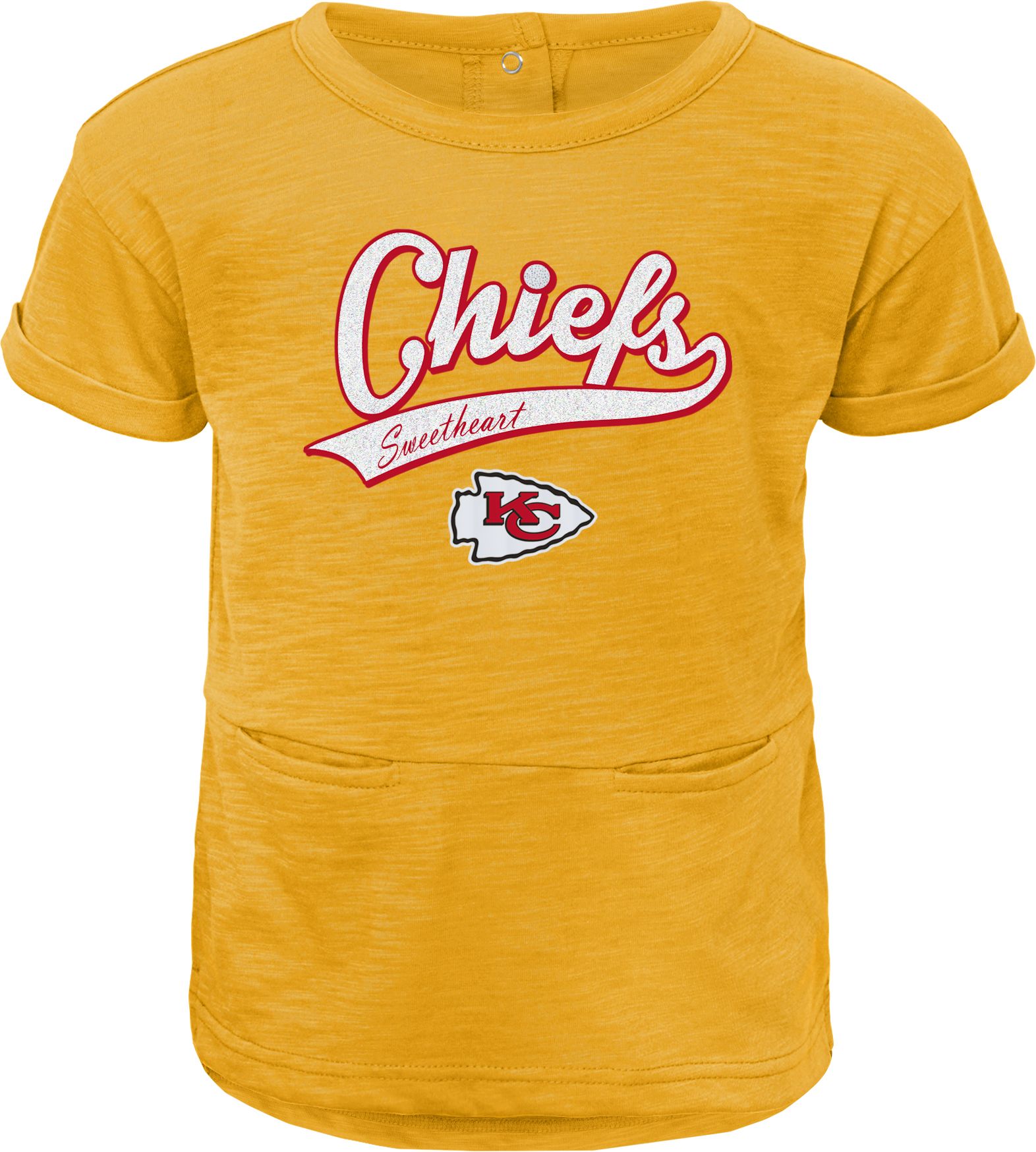 NFL Team Apparel Little Girls' Kansas City Chiefs T-Shirt and Legging Set product image