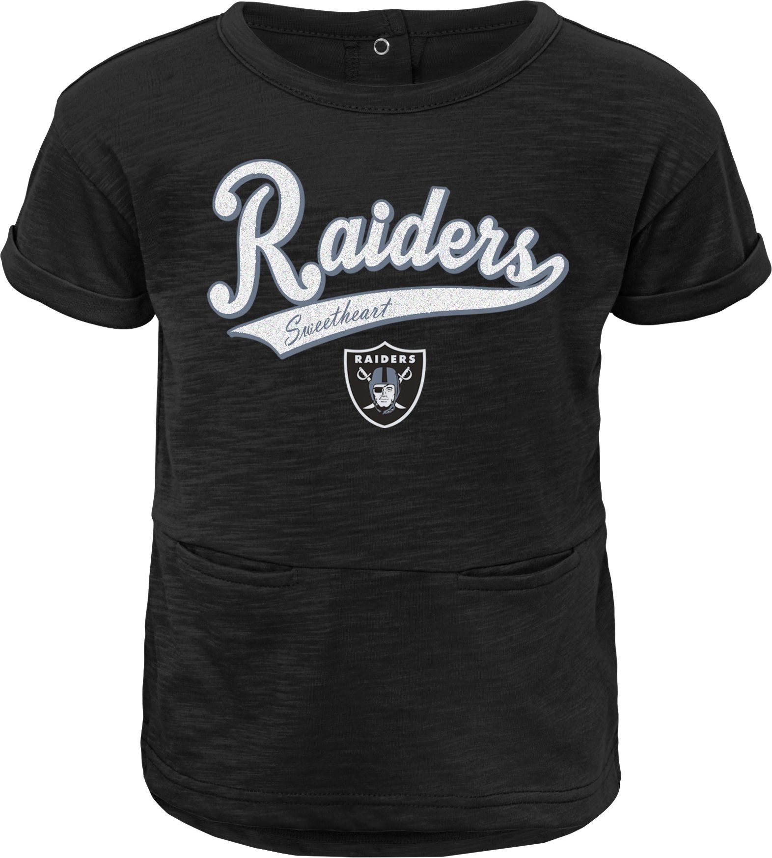 NFL Team Apparel Little Girls' Las Vegas Raiders T-Shirt and Legging Set product image