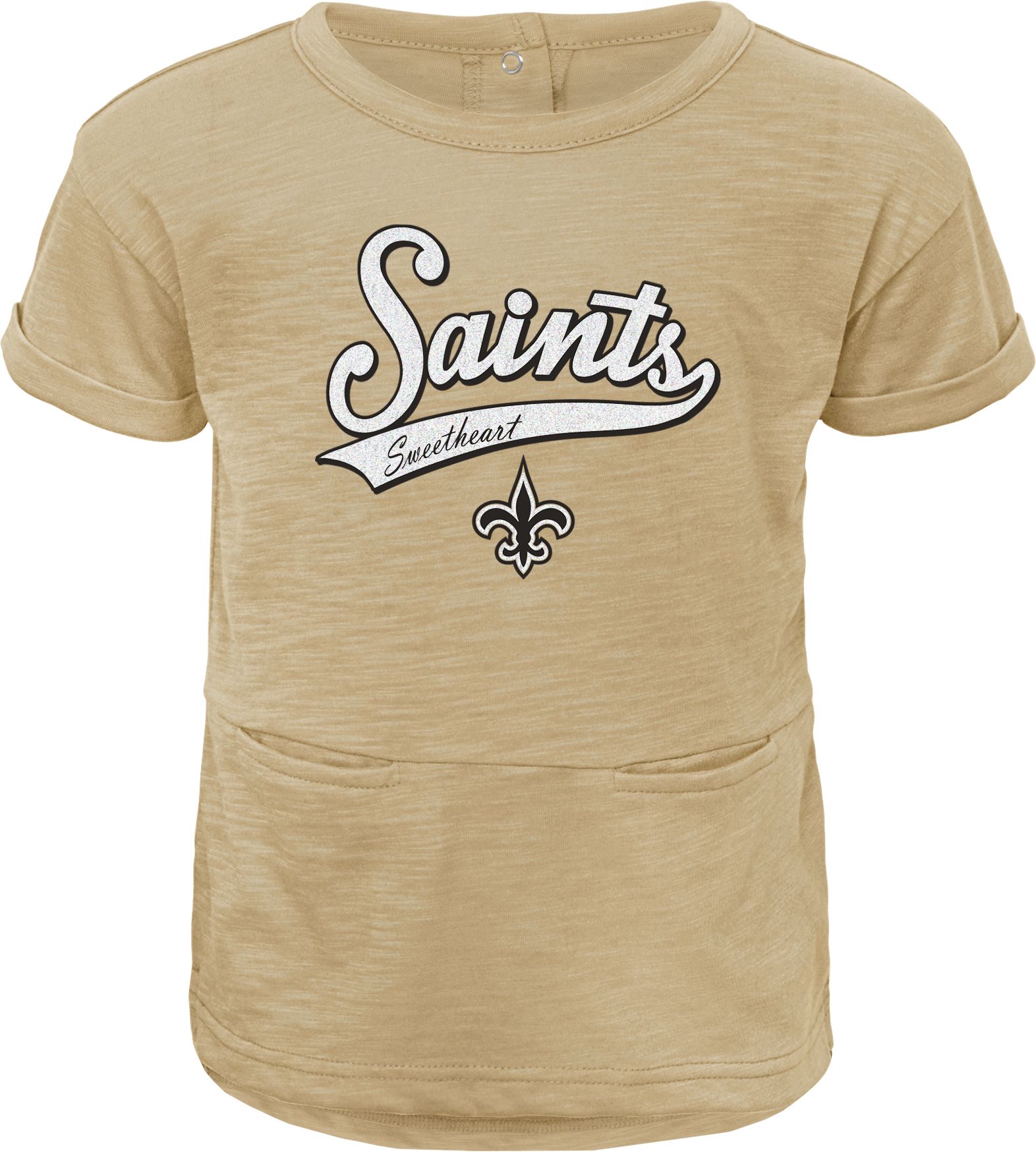 NFL Team Apparel Little Girls' New Orleans Saints T-Shirt and Legging Set product image