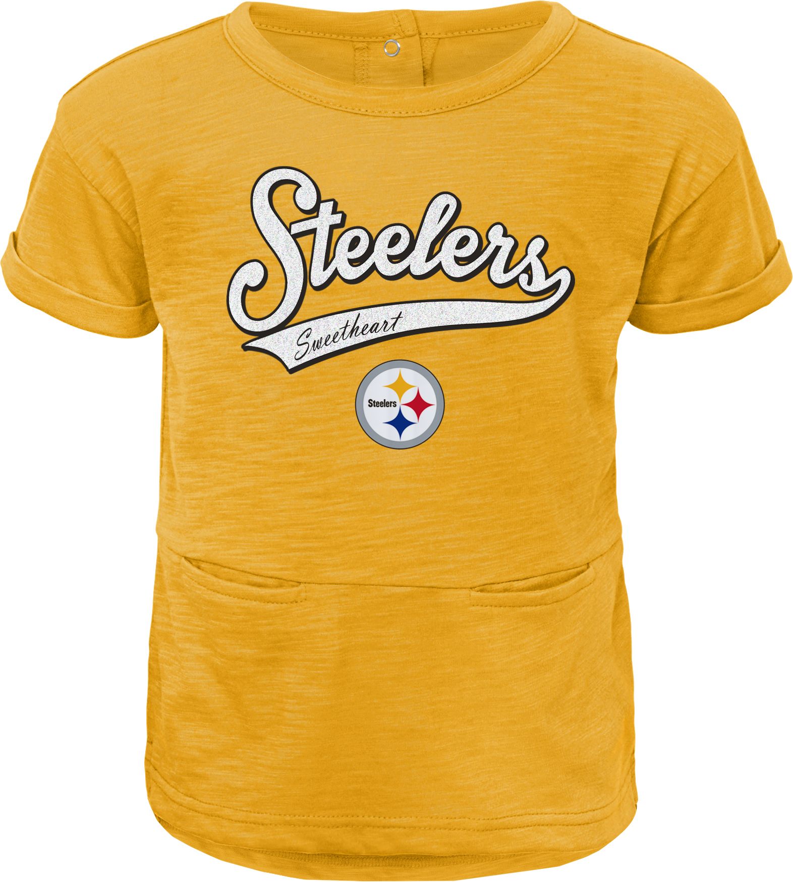 NFL Team Apparel Little Girls' Pittsburgh Steelers T-Shirt and Legging Set product image