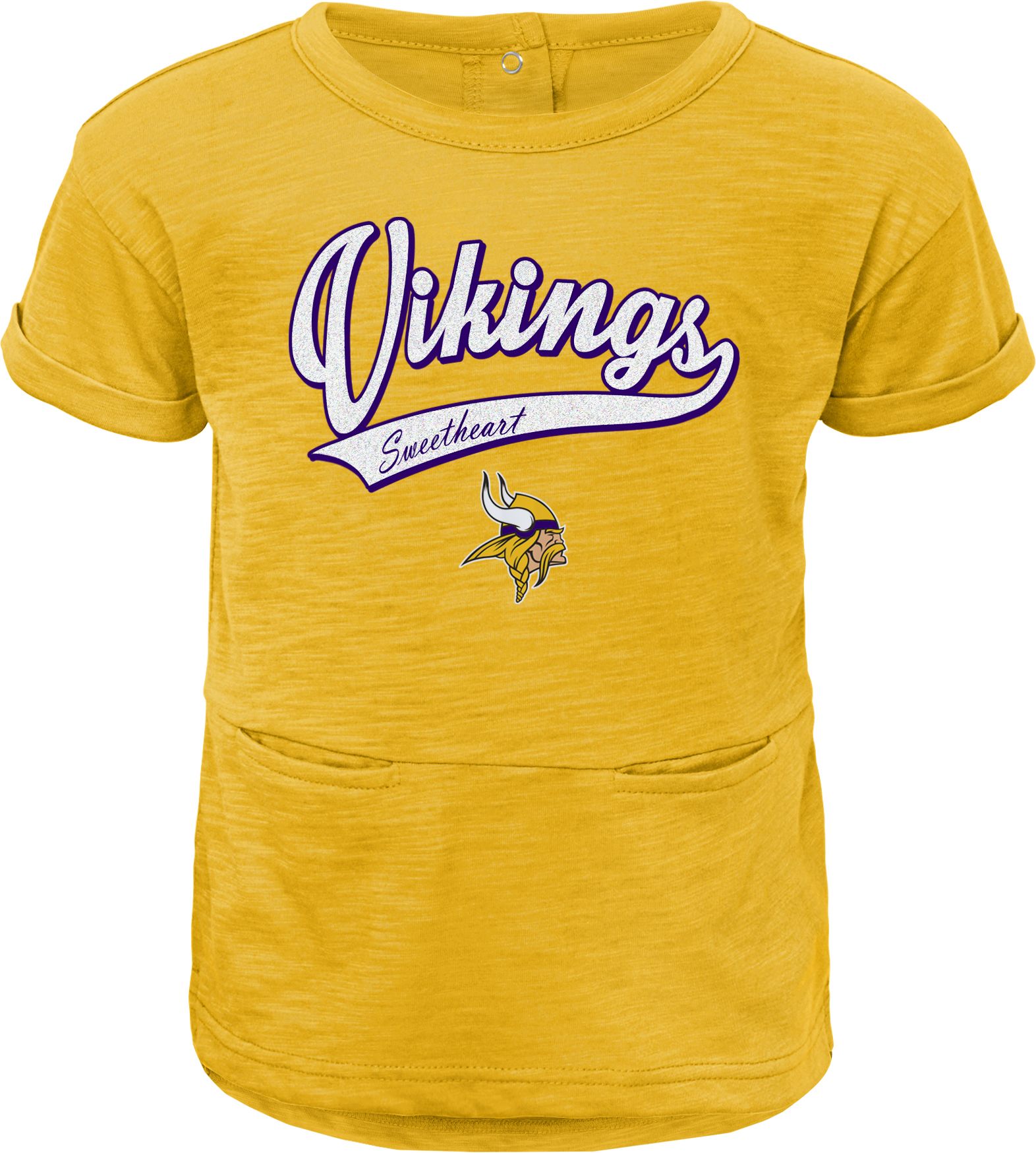 NFL Team Apparel Little Girls' Minnesota Vikings T-Shirt and Legging Set product image