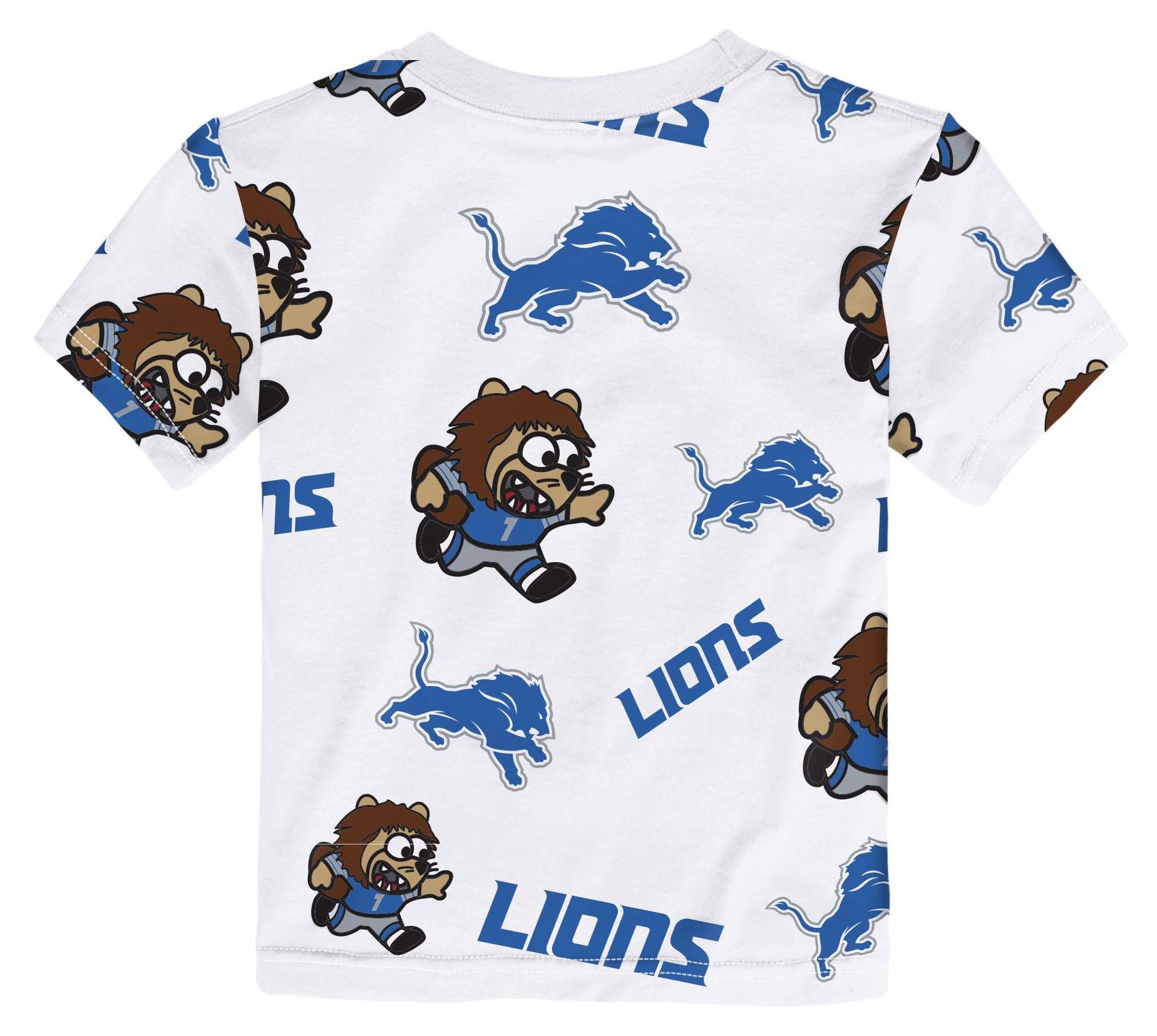 NFL Team Apparel Toddler Detroit Lions White T-Shirt | Dick's