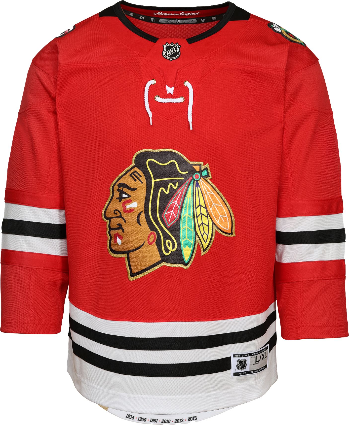 NHL Youth Chicago Blackhawks Connor Bedard #98 Centennial Red Premier Jersey product image