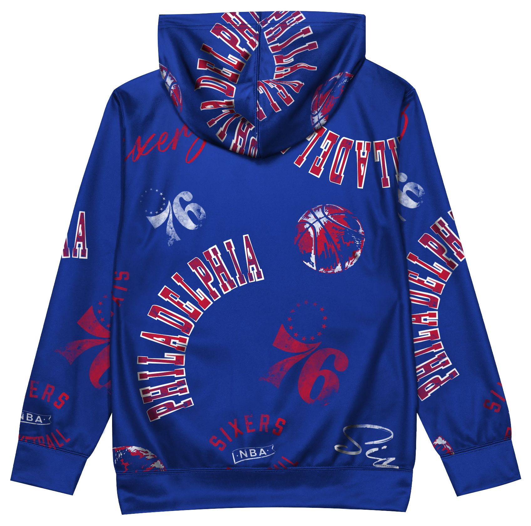 NBA Boys' Philadelphia 76ers Blue Moving Violation Hoodie product image