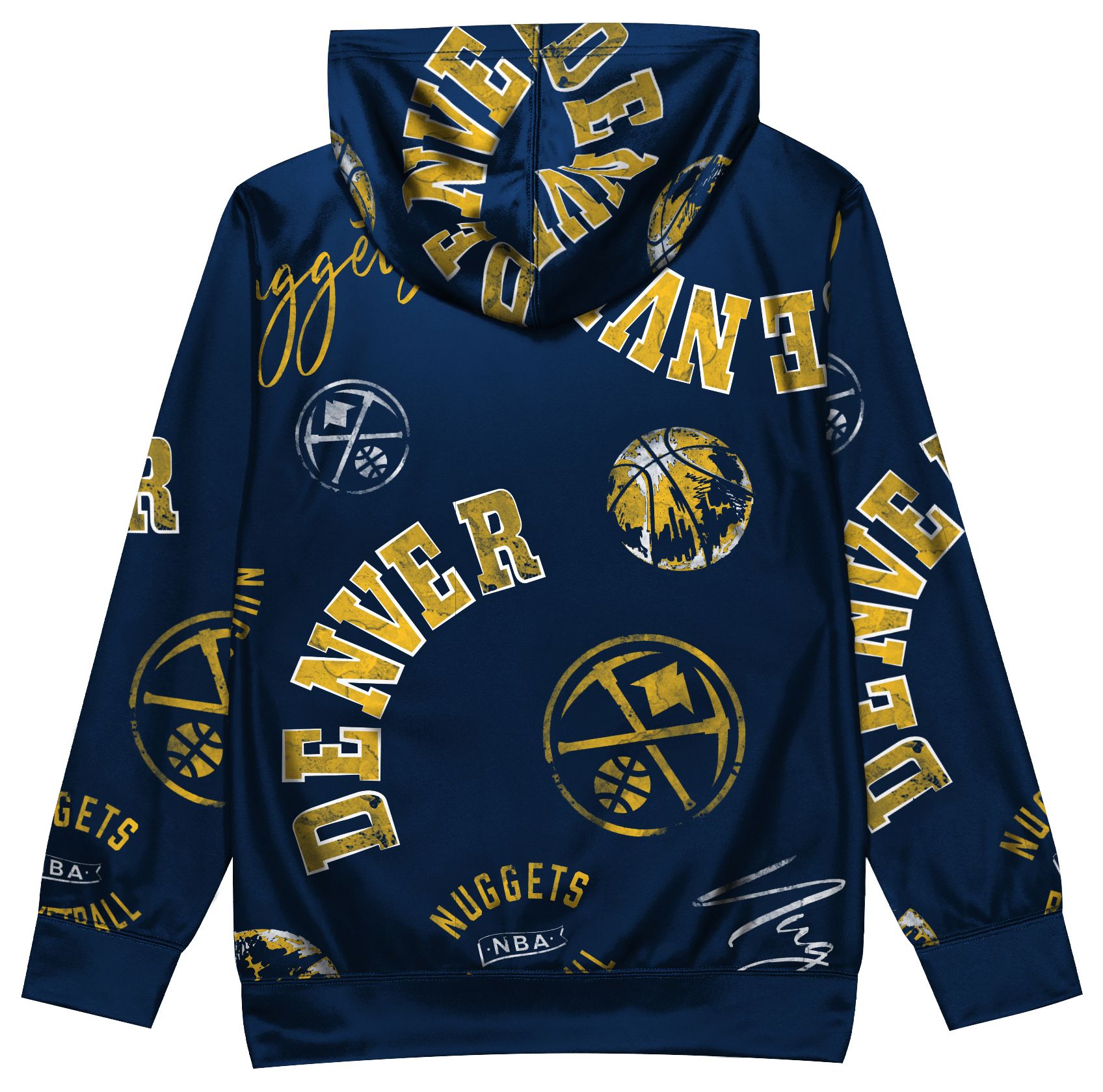 NBA Boys' Denver Nuggets Navy Moving Violation Hoodie product image