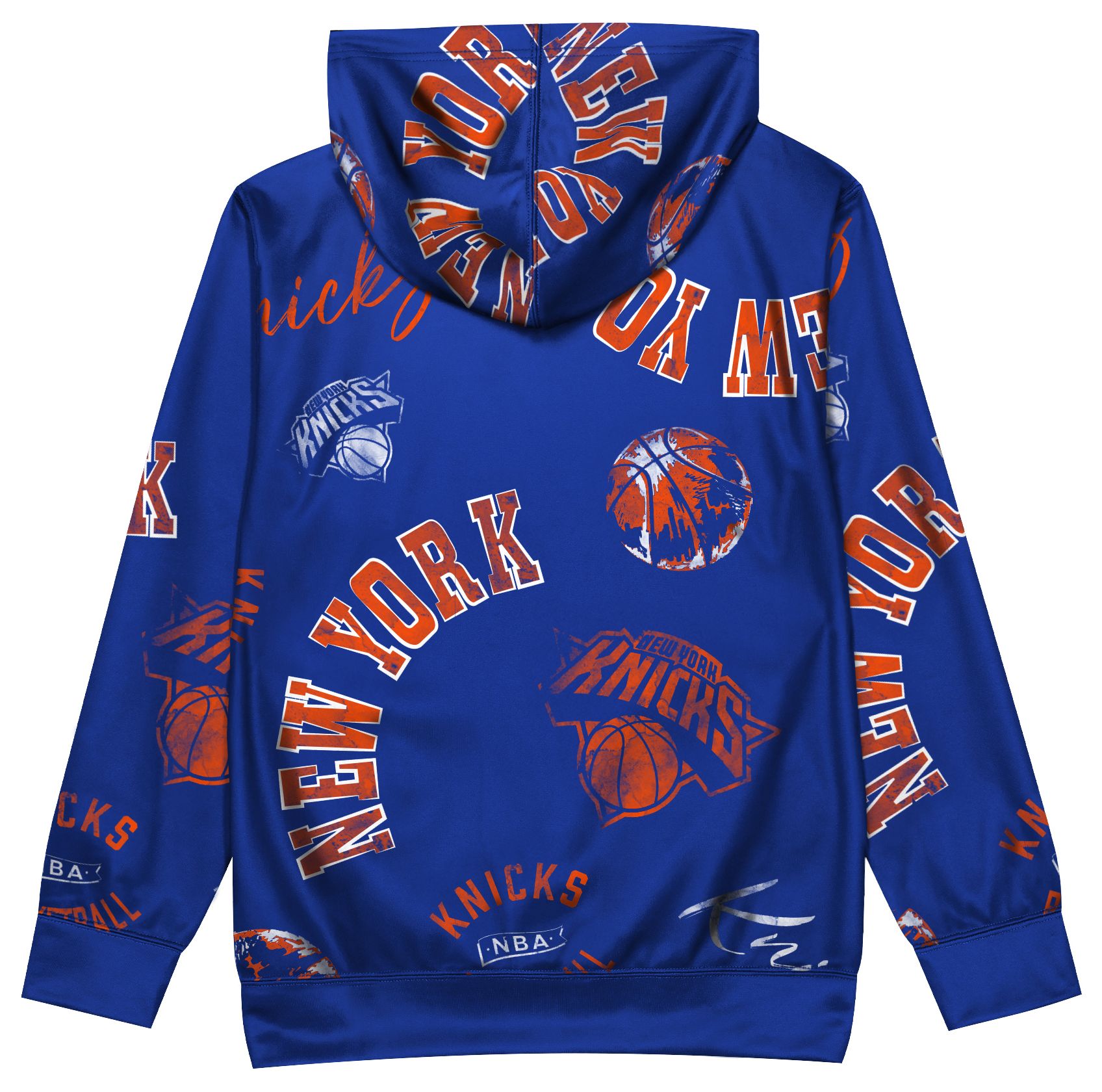 NBA Boys' New York Knicks Blue Moving Violation Hoodie product image