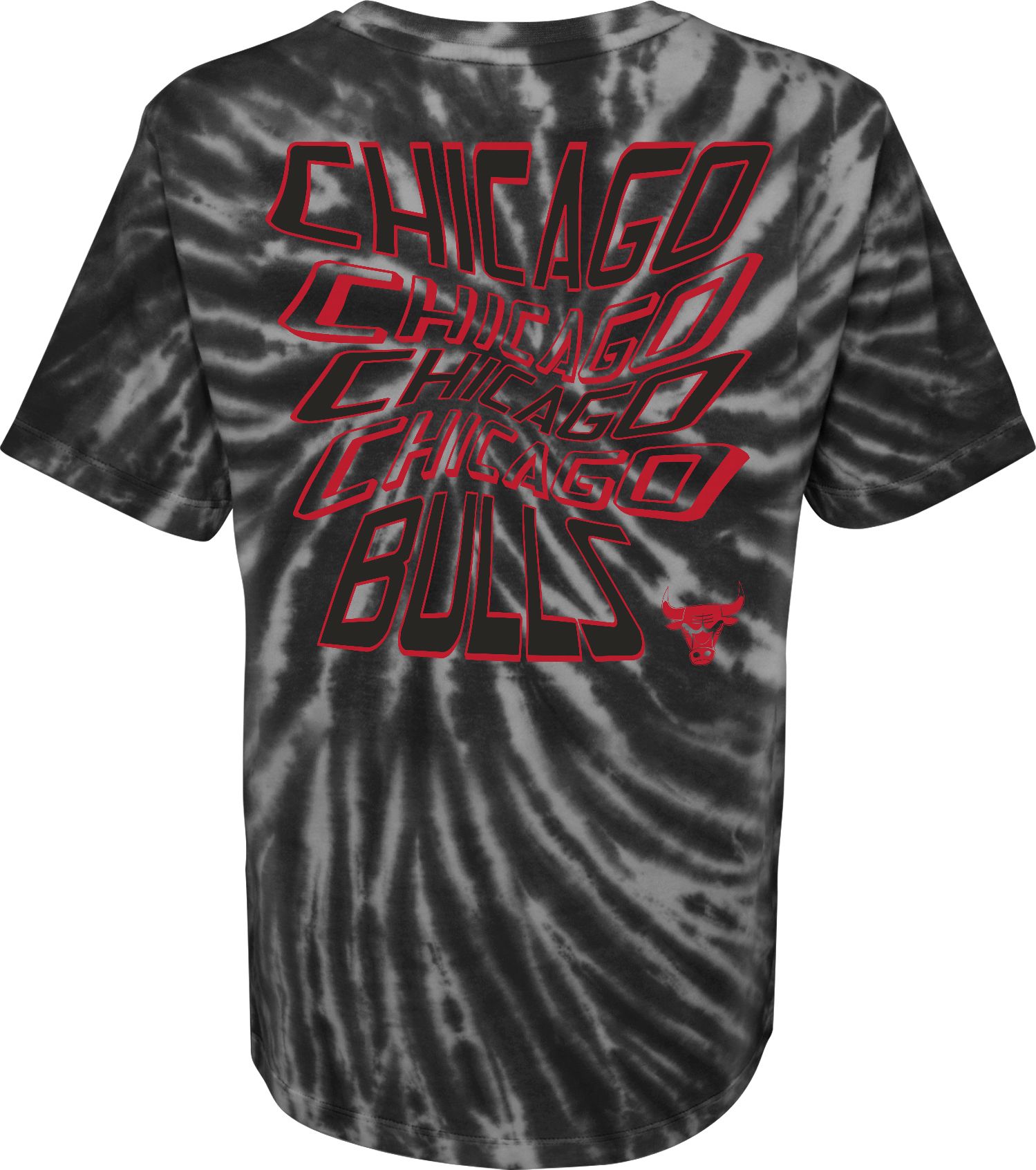 Outerstuff Youth Chicago Bulls Grey Tie Dye T-Shirt product image