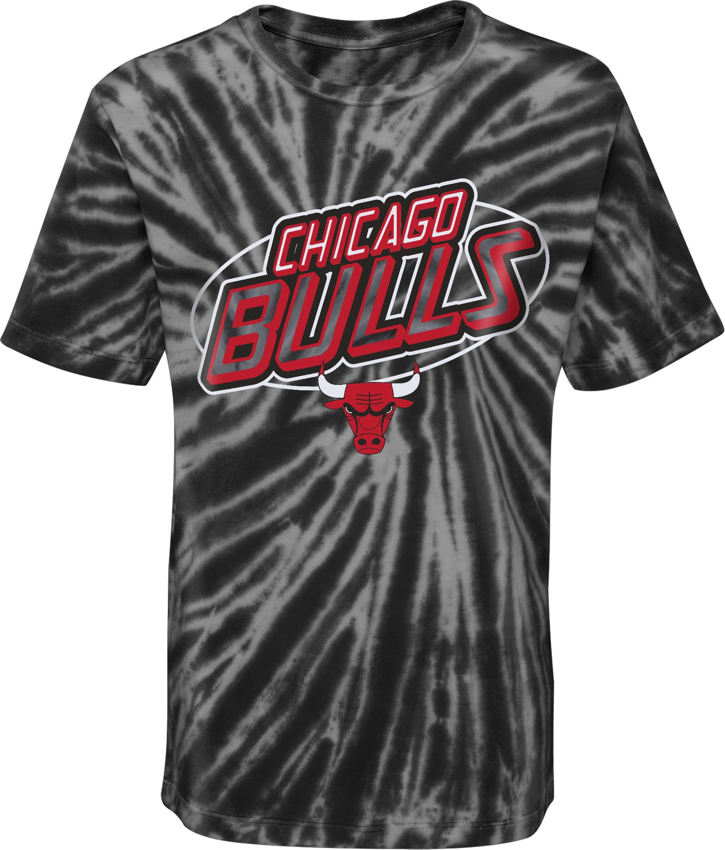 Outerstuff Youth Chicago Bulls Grey Tie Dye T-Shirt product image