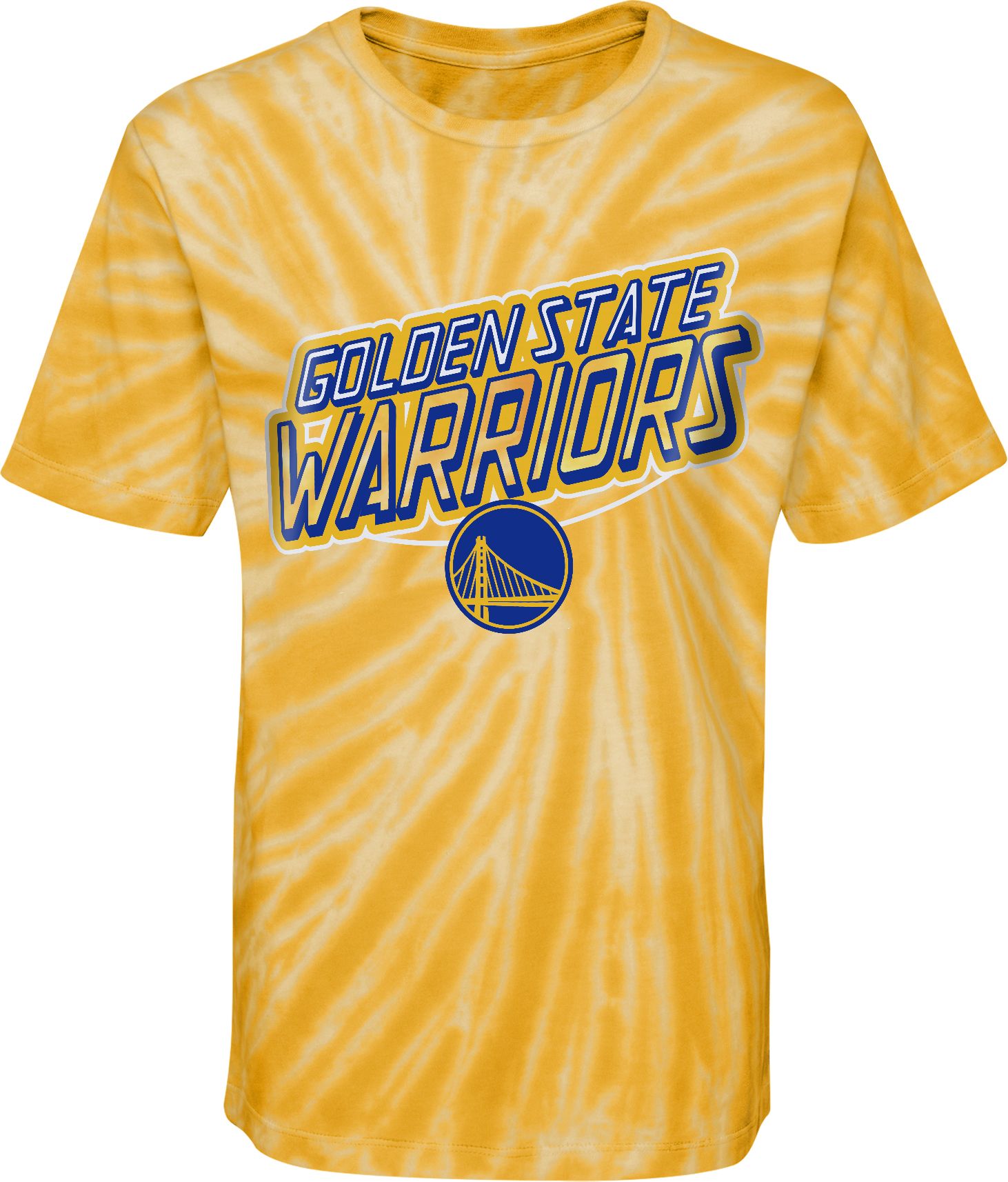 Outerstuff Youth Golden State Warriors Yellow Tie Dye T-Shirt product image