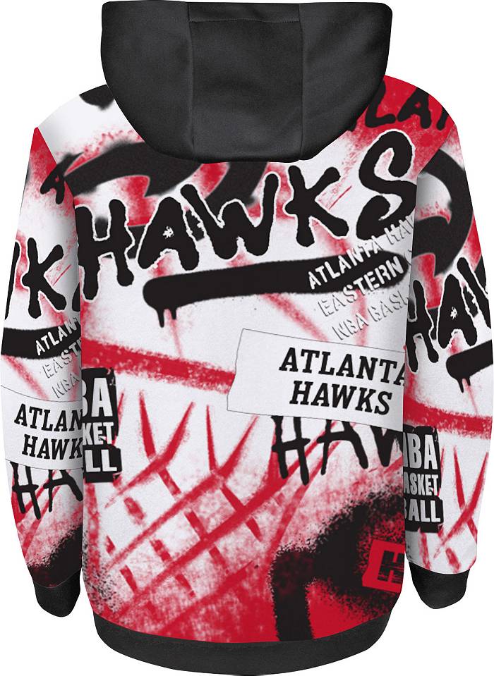 Outerstuff Youth Atlanta Hawks Spray Graphic Pullover Hoodie