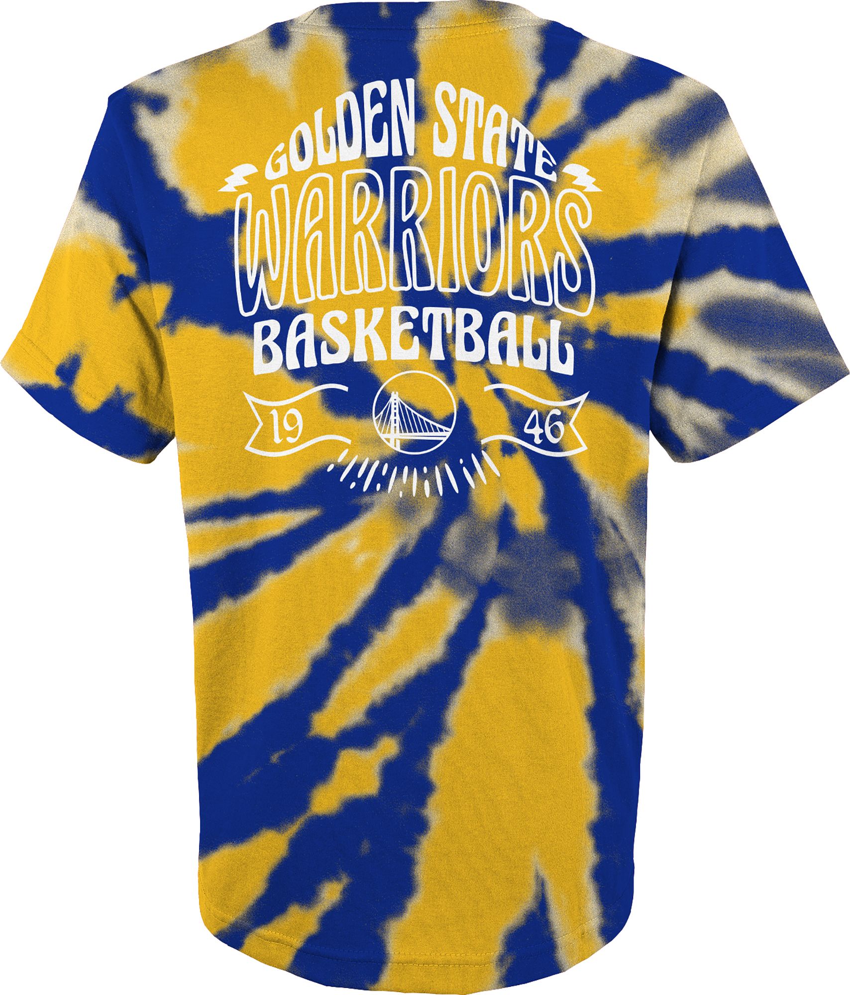 Outerstuff Youth Golden State Warriors Blue Tie Dye T-Shirt product image